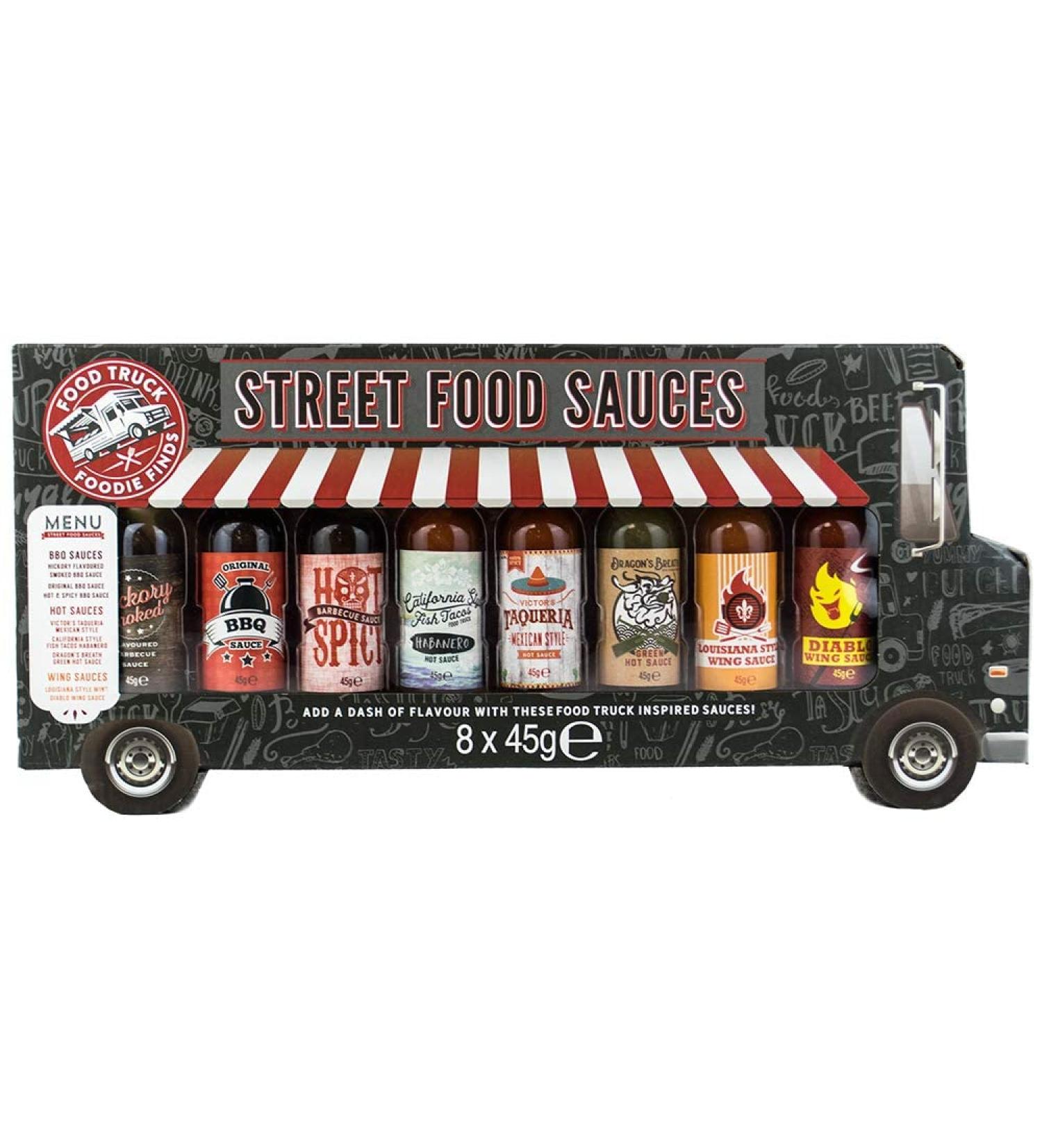 Modern Gourmet Foods Street Food Source Van - 8 Bottle Gift Set