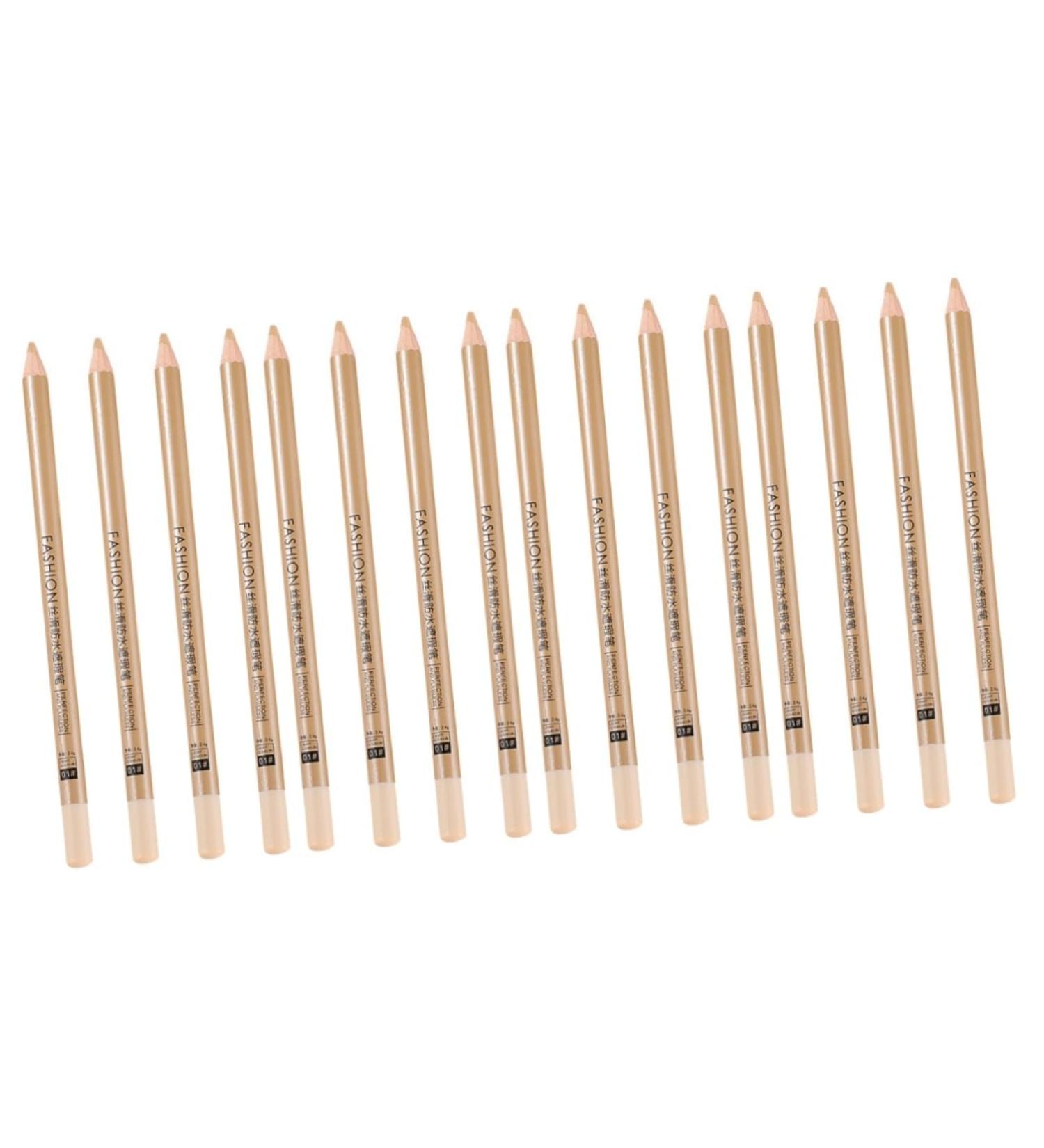Healeved 16 Pcs Concealer Pen Concealer for Marks Makeup Concealer Women Makeup Supplies Wooden White - Buy Online on SooperMarket.com