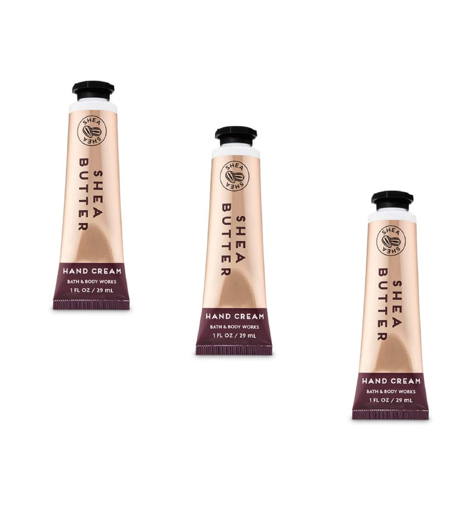 Bath and Body Works 3 Pack Shea Butter Hand Cream. 1 Oz. Travel Sizd Body Cream 1 Oz. Hand Care. Hand Lotion.
