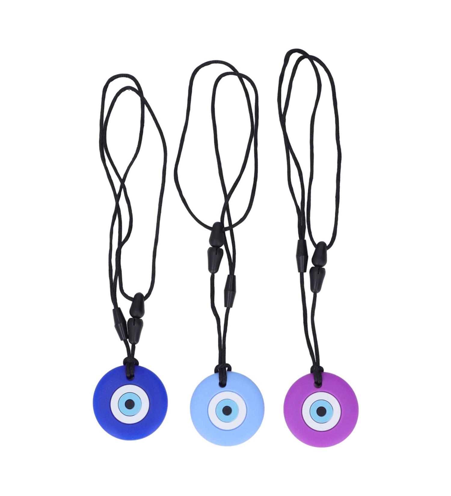 3PCs Children's Tooth Toys - Blue Sky Blue & Purple Silicone Teething Toys for Toddlers - Perfect for Home & Travel - Buy Online on SooperMarket.com