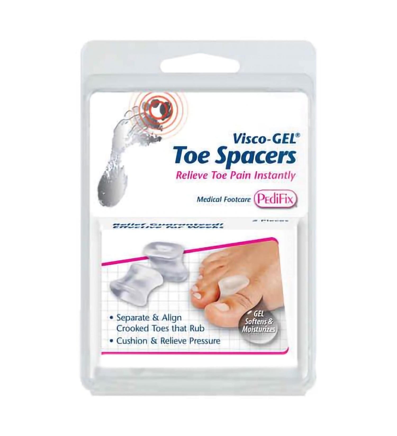 Pedifix Gel Smart Visco-gel Toe Spreaders - Medium Size - 4 Pack - Buy Online on SooperMarket.com