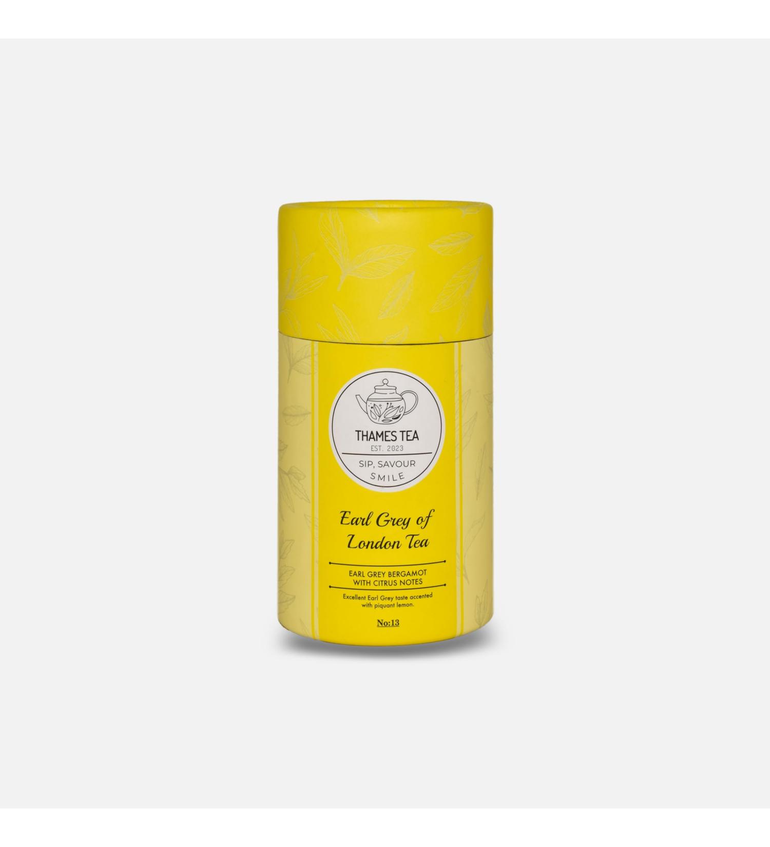 Thames Tea | Premium Flavoured Loose Leaf Tea | Citrus Earl Grey | Luxury British Tea Experience - Buy Online on SooperMarket.com