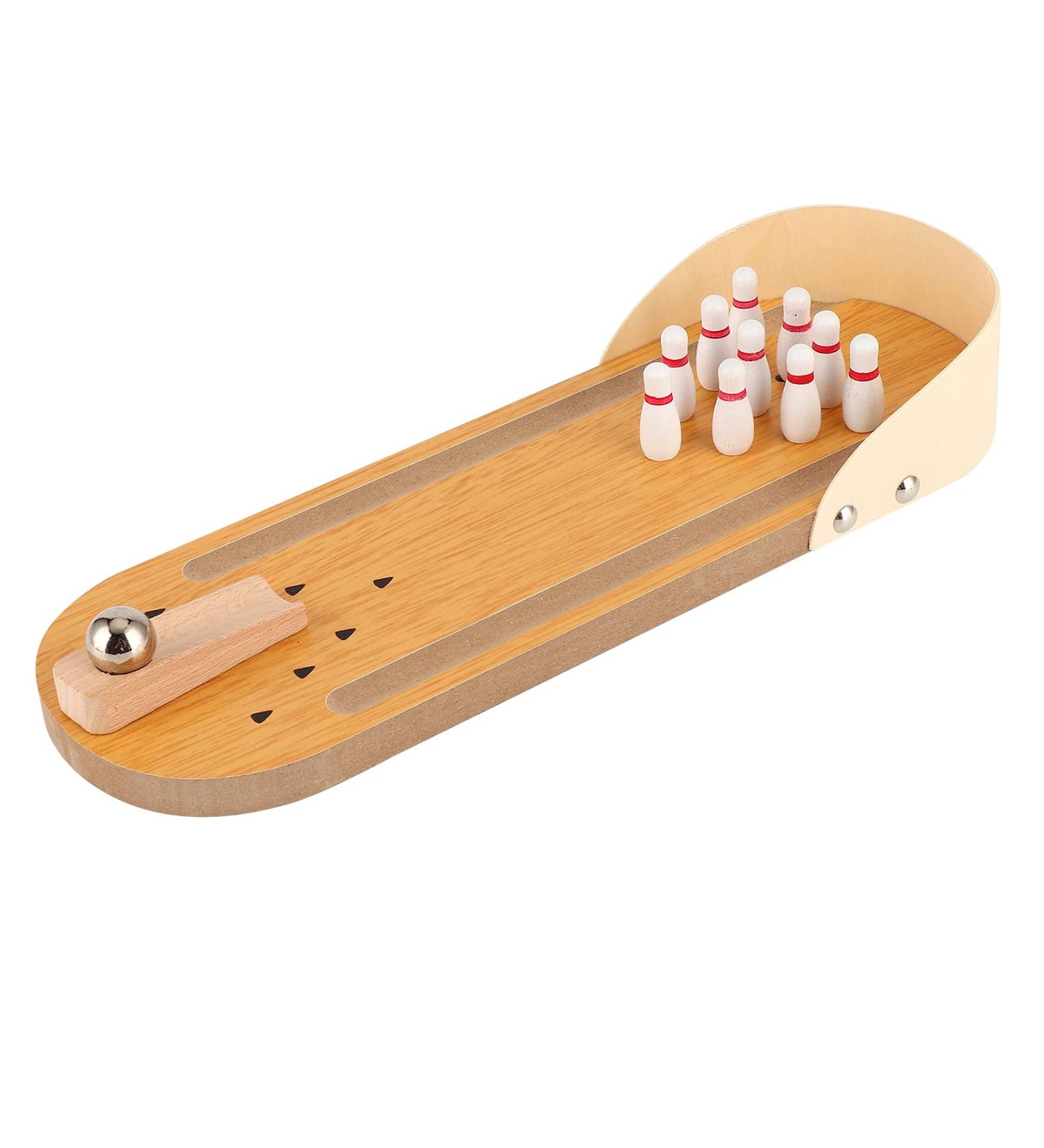 Germer Mini Bowling Game - Stress-Relief, Beautifully Designed Mini Bowling Set for 3+ Years ((Mini Bowling)) - Buy Online on SooperMarket.com