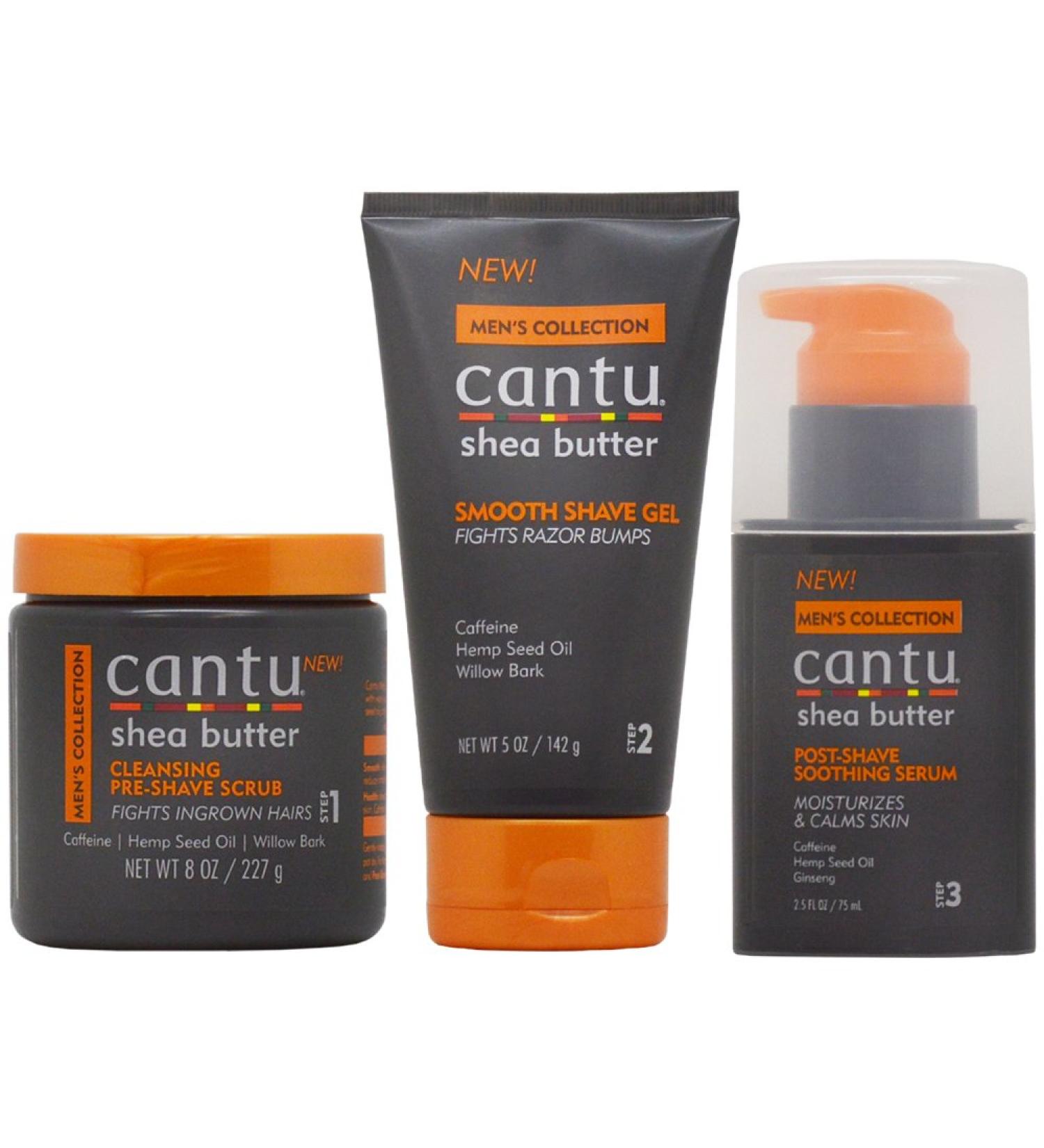 Cantu Men's Collection Shaving 3 Step Set - Ultimate Grooming Solution - Buy Online on SooperMarket.com