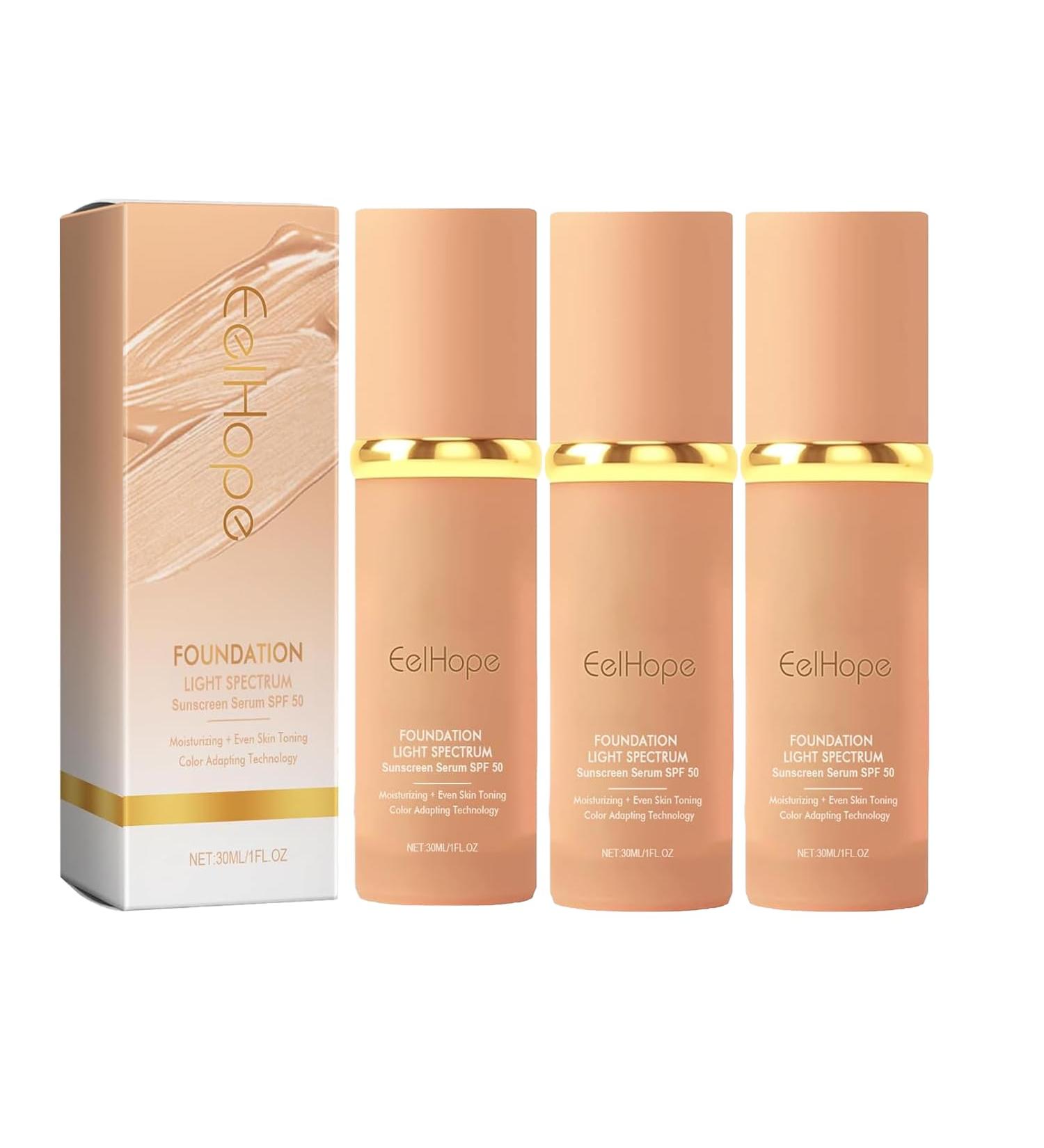 4 In 1 Foundation Liquid Biomimic Foundation 4 En 1 Light Spectrum Forever Bloom Inspired - Long Lasting Waterproof - Makeup SPF 50 Inspired Longwearing & Waterproof-korean Makeup 3pc - Buy Online on SooperMarket.com