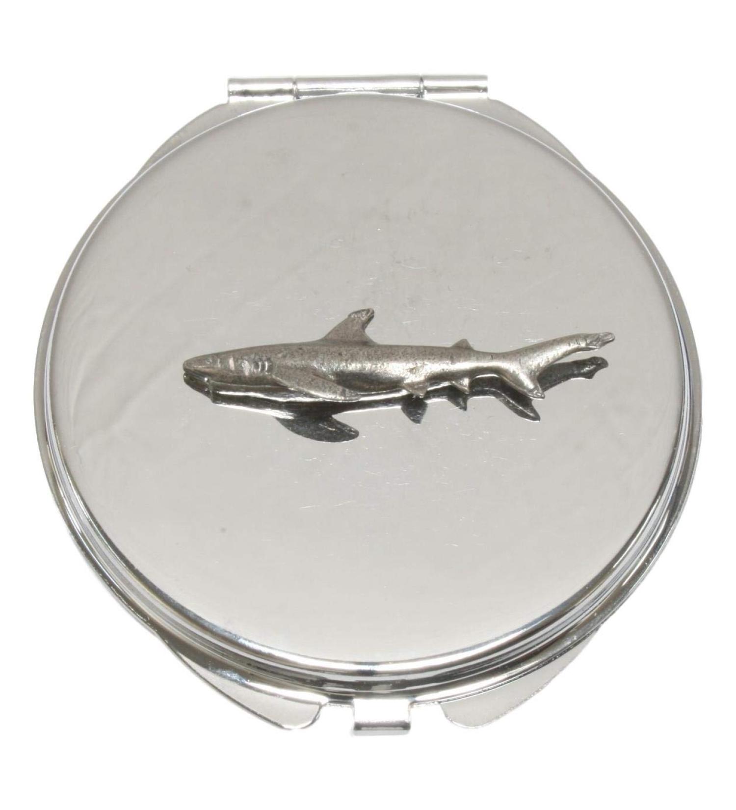 Shark Compact Mirror Handbag Gift With Free Engraving 319 - Buy Online on SooperMarket.com