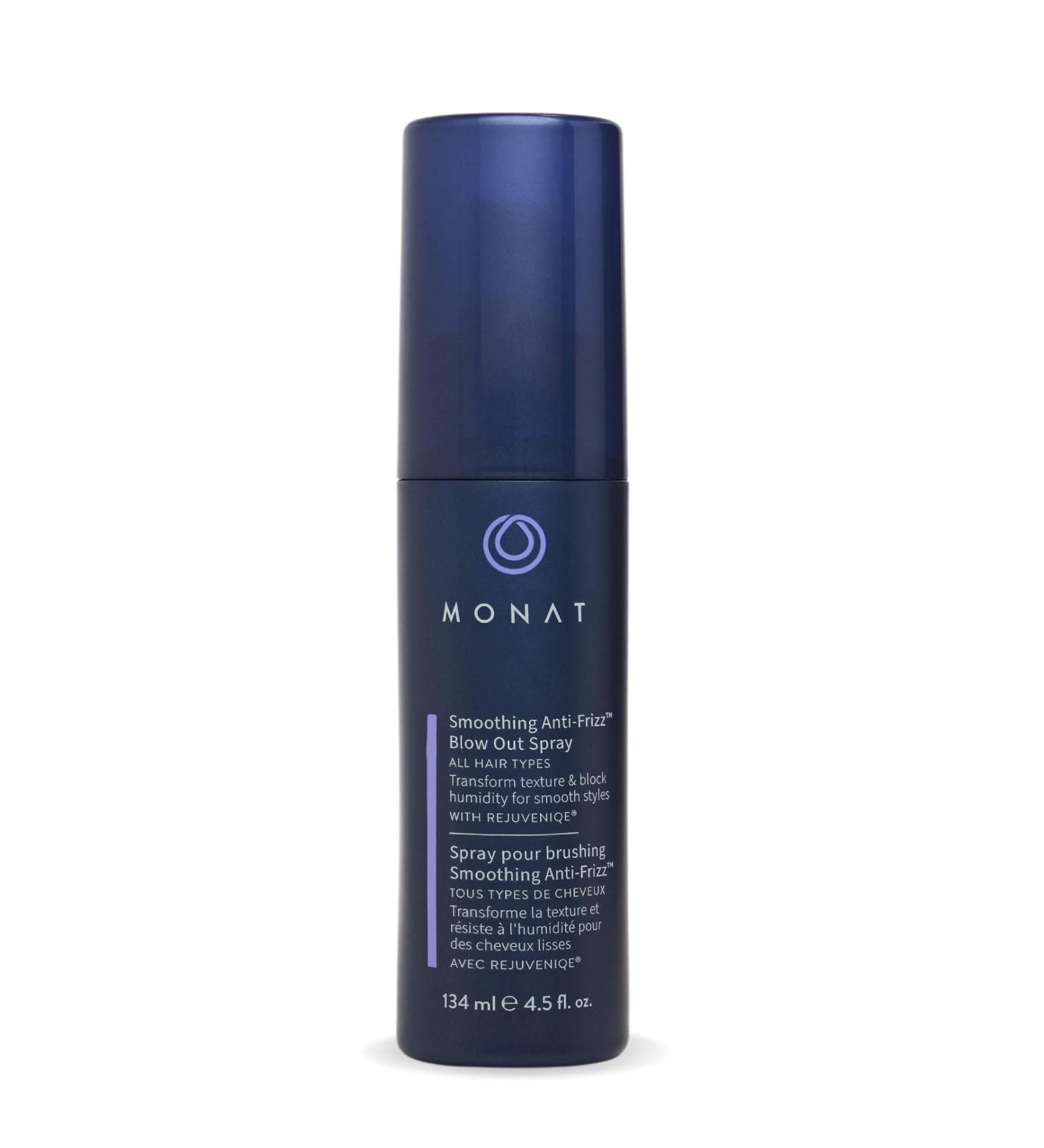 MONAT Smoothing Anti-Frizz Quick Dry Spray - Natural Nourishing Frizz Control and Heat Protection for Glossy Salon-Quality Blowouts - Buy Online on SooperMarket.com