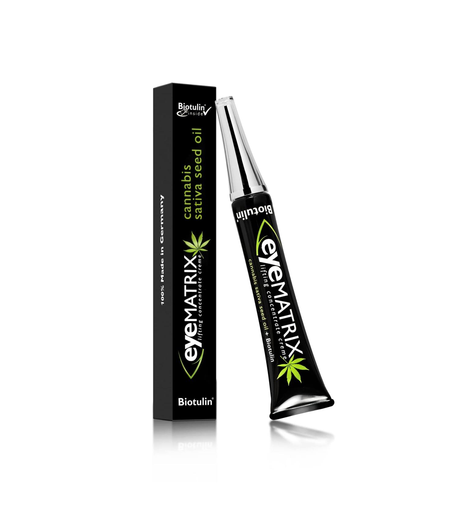 BIOTULIN eyeMatrix Lifting Concentrate Anti Aging Eye Cream with Hyaluronic Acid and Hemp Oil | Reduces Wrinkles & Dark Circles | Hydrating Skin Care Treatment - Buy Online on SooperMarket.com