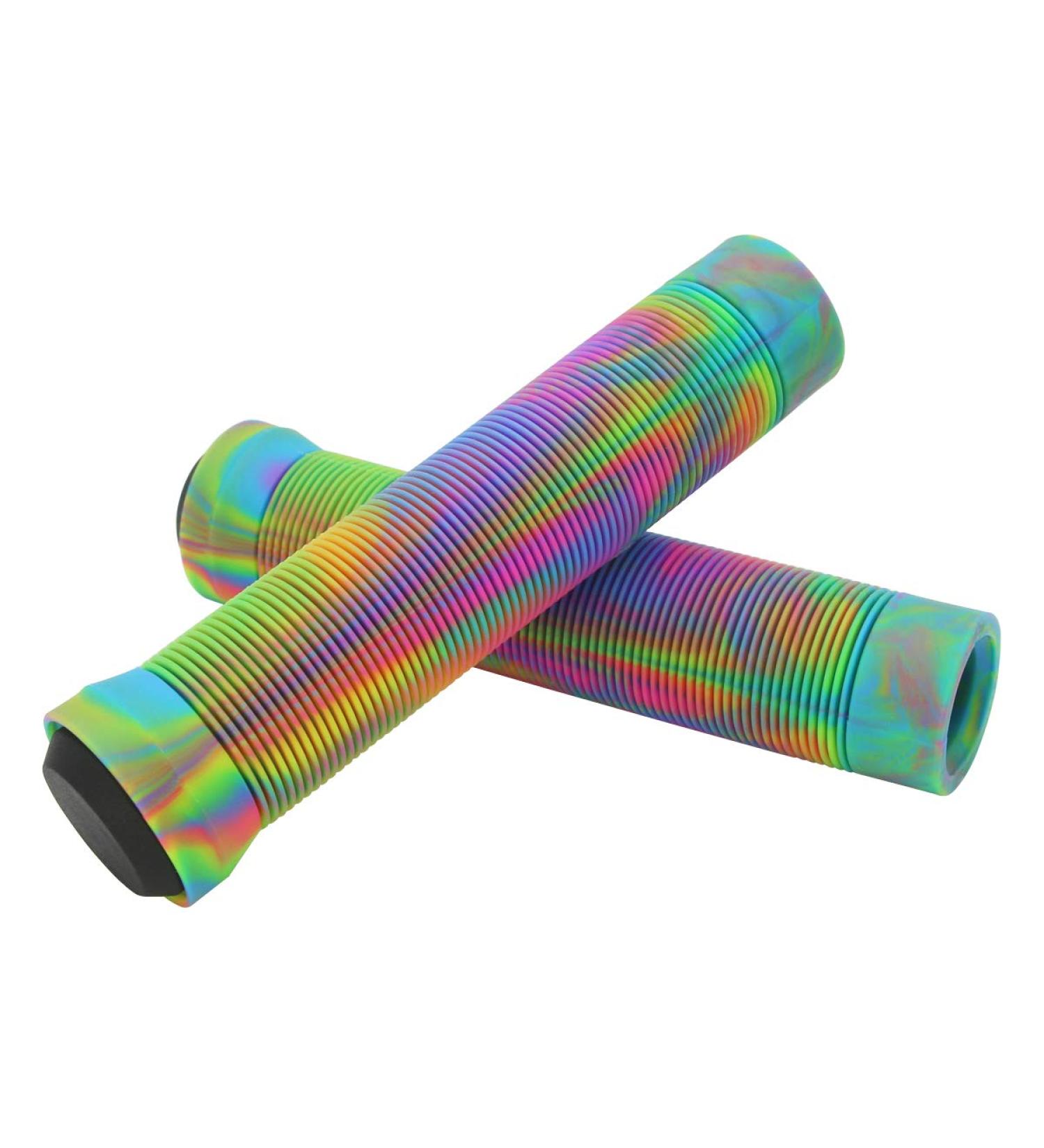 Z-FIRST 145mm Soft Longneck Handlebar Grips for Stunt Scooters and BMX Bikes - U-Rainbow - Buy Online on SooperMarket.com