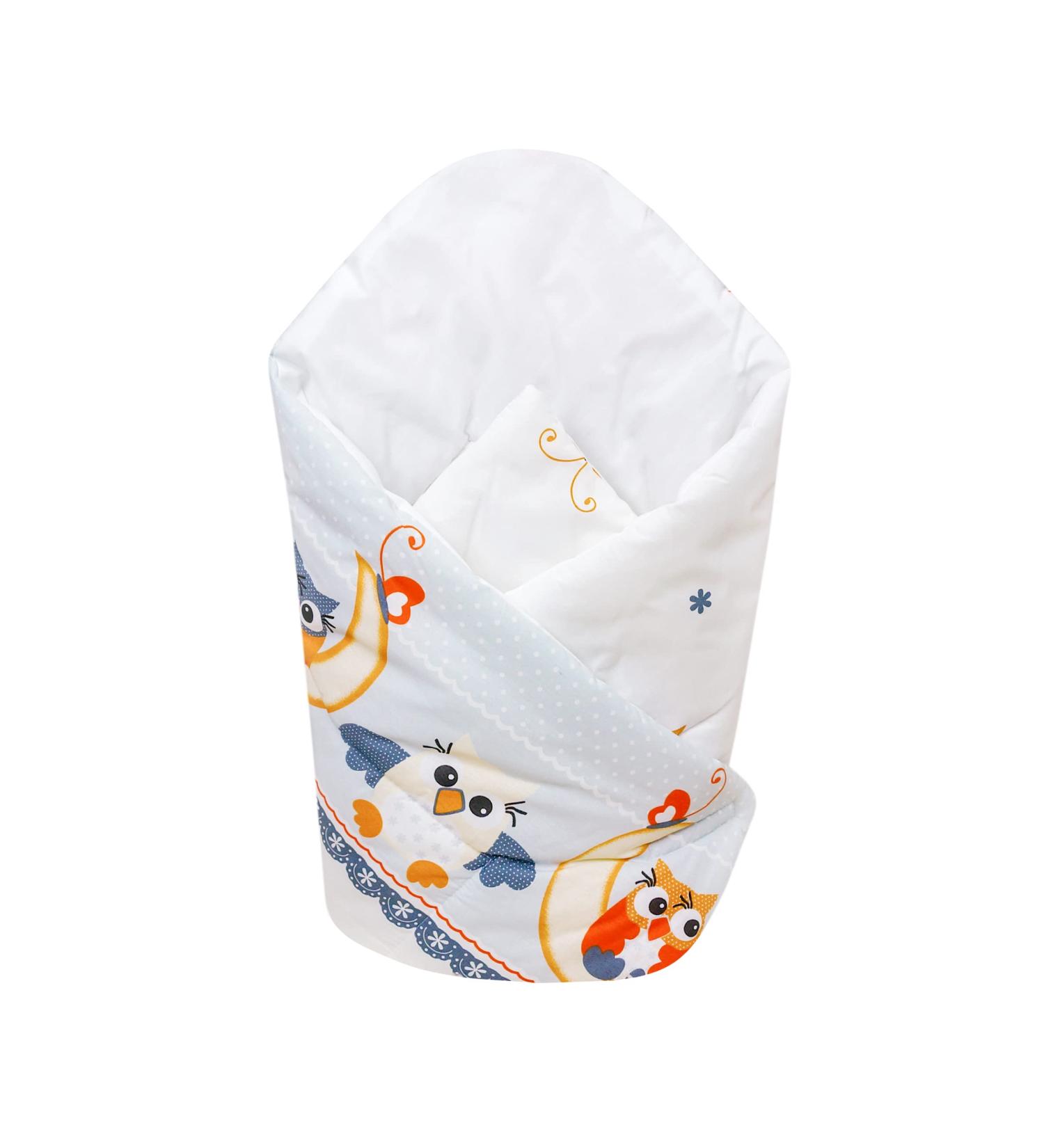 Baby Swaddle Wrap Blanket/Newborn Cotton Swaddling Sleeping Bag 0 to 3 Months (Owls Grey) 6 - Buy Online on SooperMarket.com