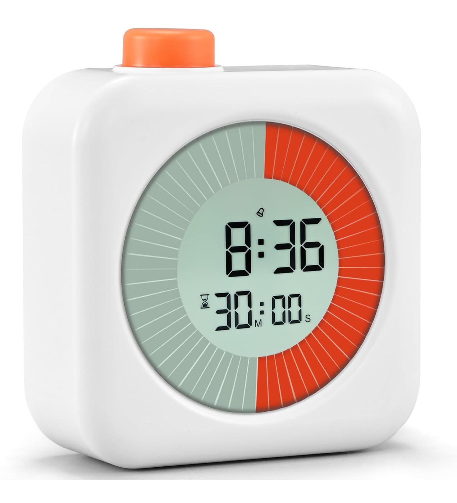 EooCoo Visueller Timer - White | International Shipping Available - Perfect for Home & Office Use - Buy Online on SooperMarket.com