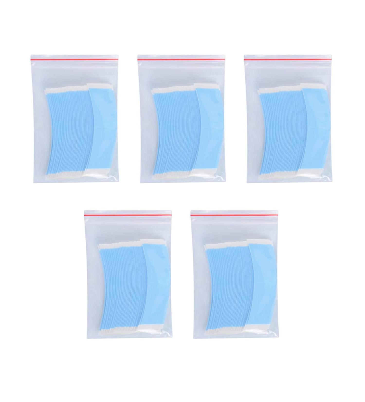 LIZZOT 180Pc/Lot Strong Wig Tape Strips Fixed Hair Adhesive Extension Double Tape Waterproof for Toupee Lace Wigs Film - Buy Online on SooperMarket.com