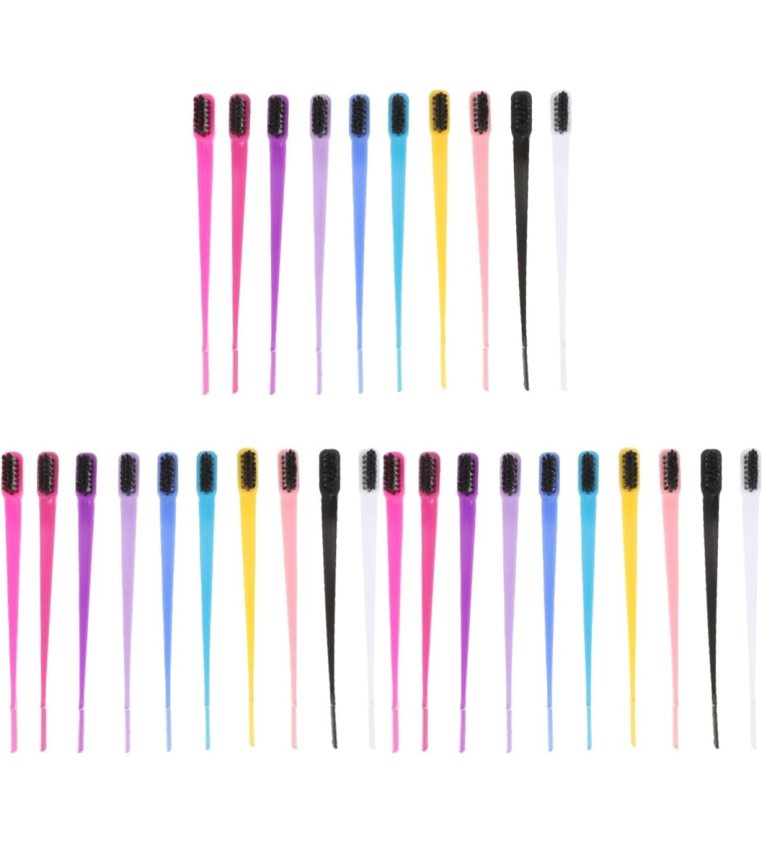 NOLITOY 30 Pcs Eyebrow Brush Set - Dual Brushes & Comb for Perfect Eyebrow Shaping & Eye Makeup - Ideal Beauty Tool for Eyebrows & Eyelashes - Buy Online on SooperMarket.com