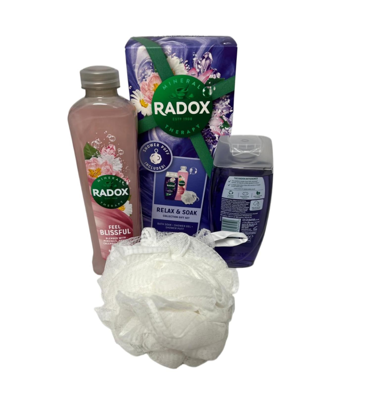 Radox Relax & Soak Set Bath Essentials for Ultimate Relaxation - Buy Online on SooperMarket.com