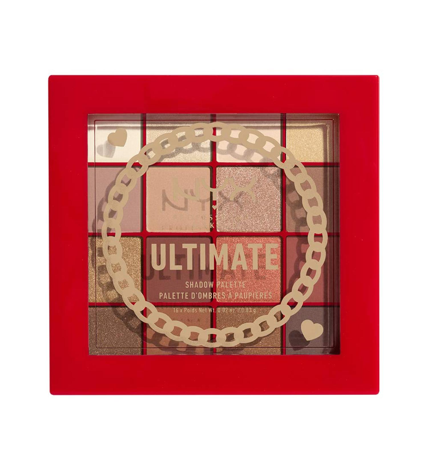 NYX Ultimate Shadow Palette - Warm Neutrals | Gift Pack from PROFESSIONAL MAKEUP - Buy Online on SooperMarket.com