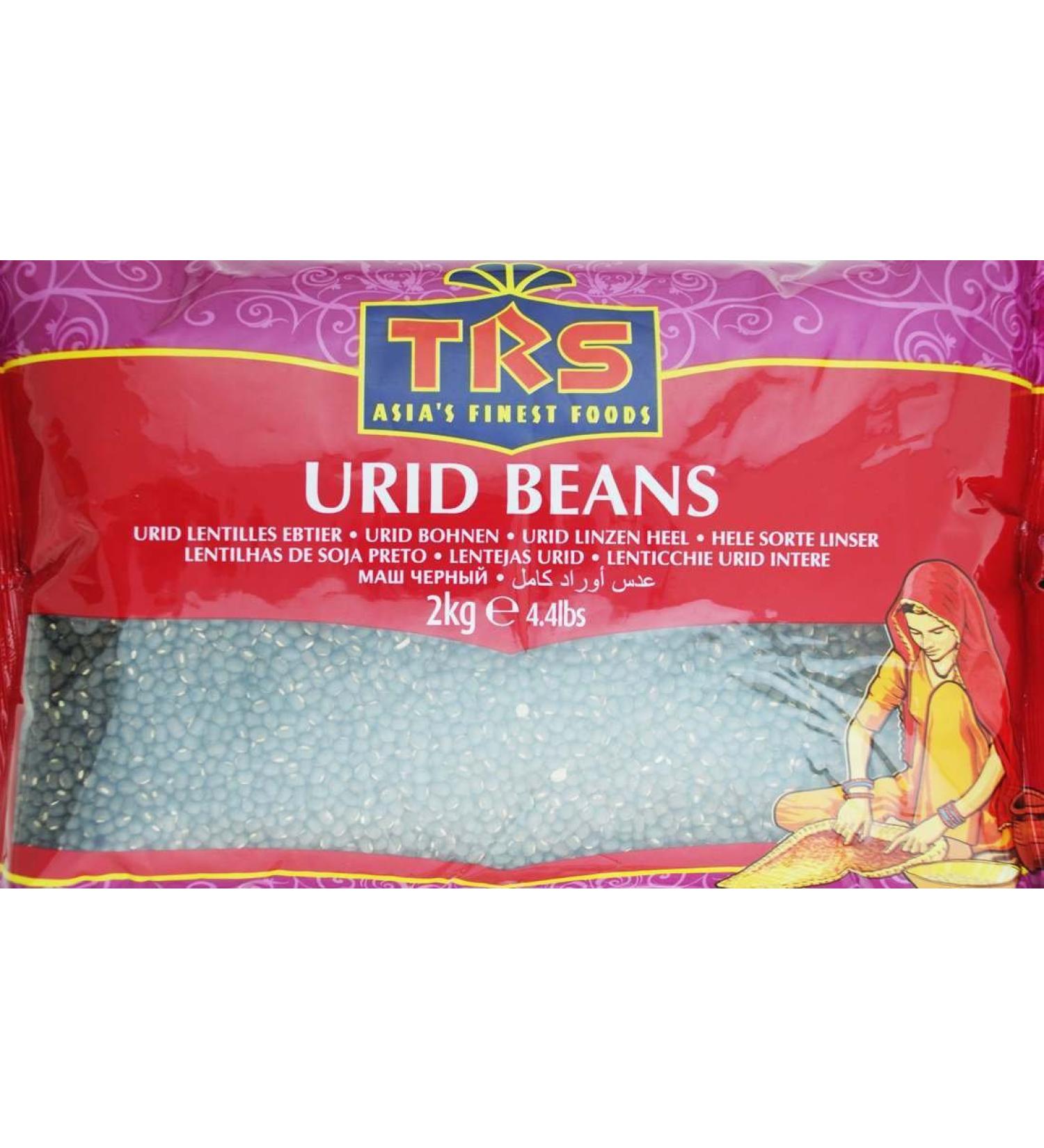 TRS Whole Black Urad Beans 2 kg