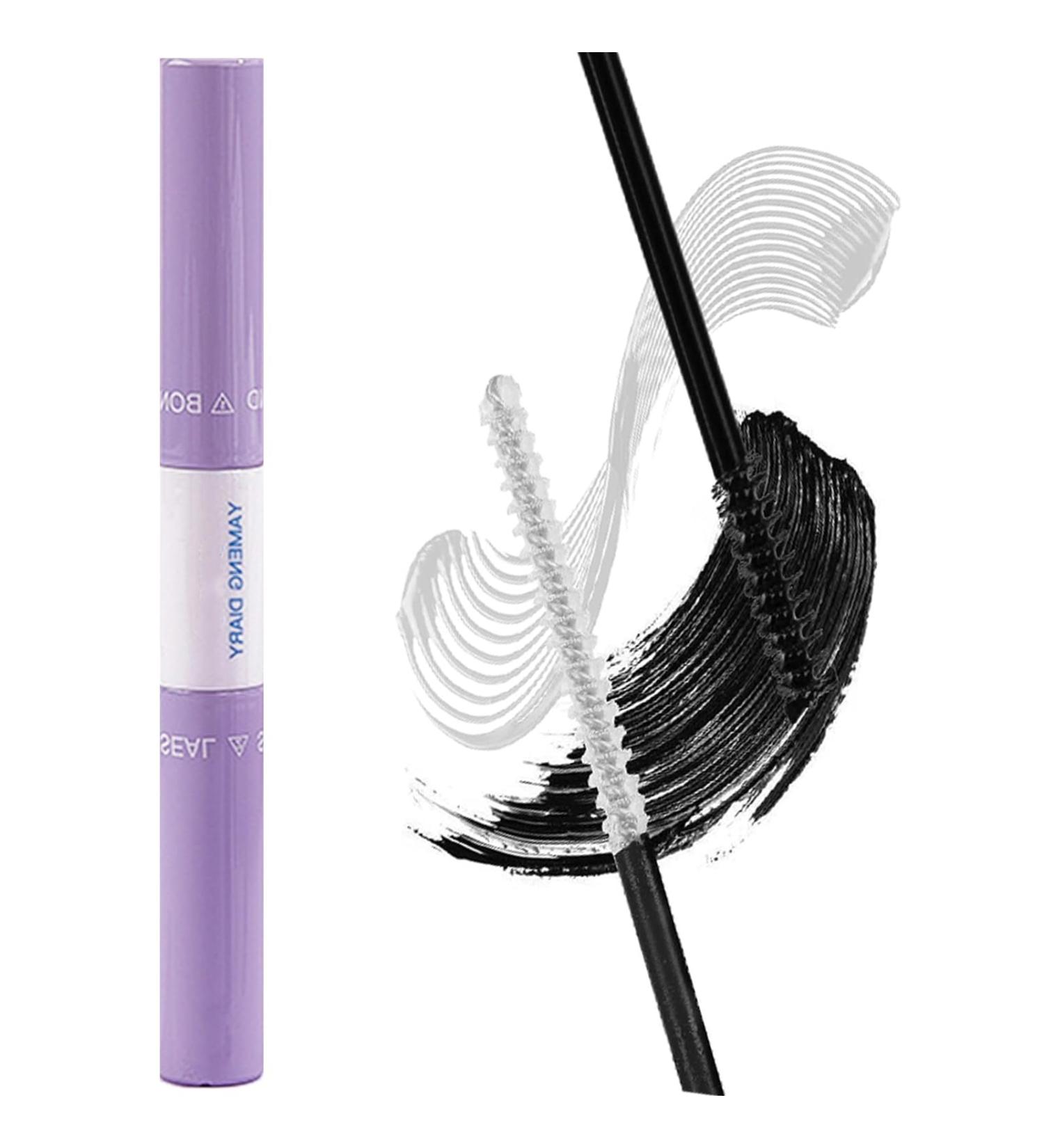 Lash Glue Bond and Seal Eyelash Cluster Lashes Extension Glue for DIY Individual Eye Lash Extensions Clear Super Strong Hold 72 Hours Waterproof Mascara Wand Eyelash Glue for Sensitive Eyes - Buy Online on SooperMarket.com