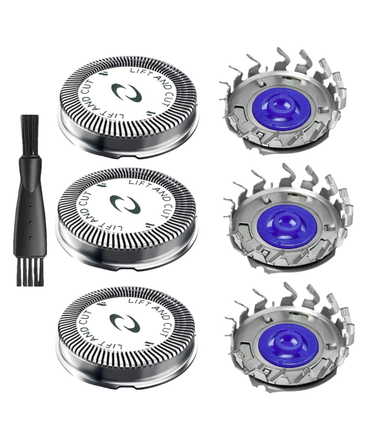 3Pcs HQ56 Replacement Shaver Heads for Philips Norelco HQ3 HQ4 HQ55 HQ56 HQ6 - Compatible with HQ300 HQ442 HQ916 HS190 HQ6990 Electric Shavers - Buy Online on SooperMarket.com