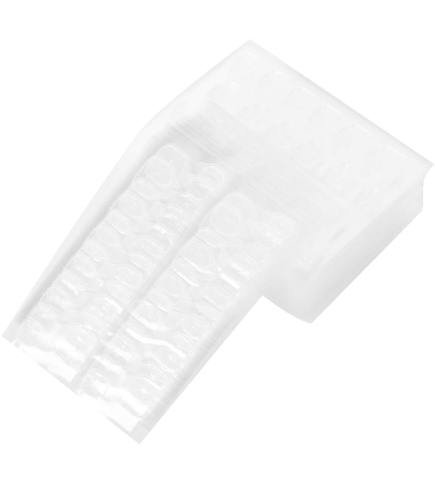 50 Sheet Waterproof Double Sided Fake Nail Adhesive Tabs Transparent Gel Nail Tape Self Adhesive Perfect for Professional and Family Use with 12 Different Sizes - Buy Online on SooperMarket.com