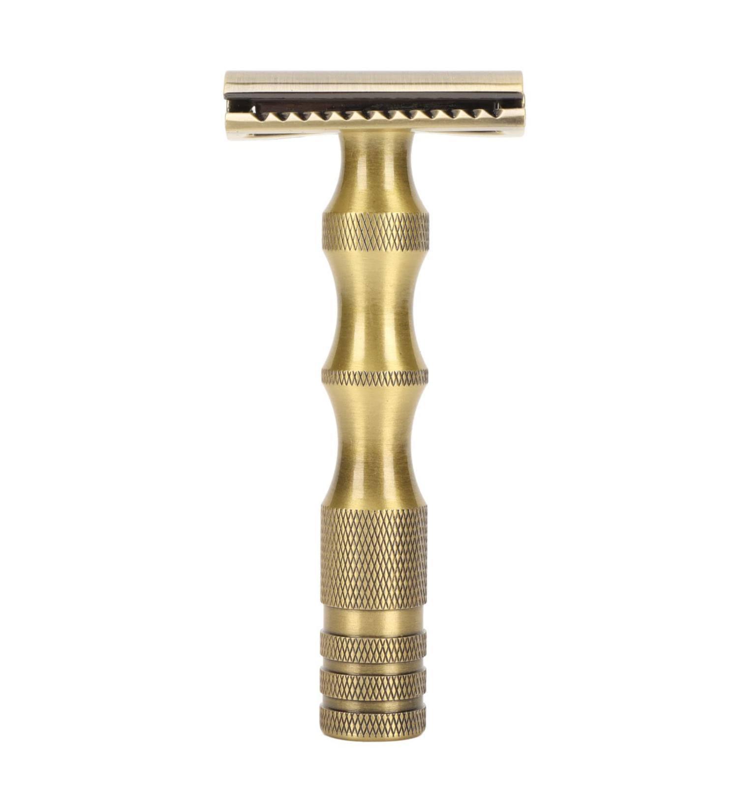 Double Edge Manual Safety Razor for Men | Portable Beard Trimming Tool for Home & Travel - Buy Online on SooperMarket.com