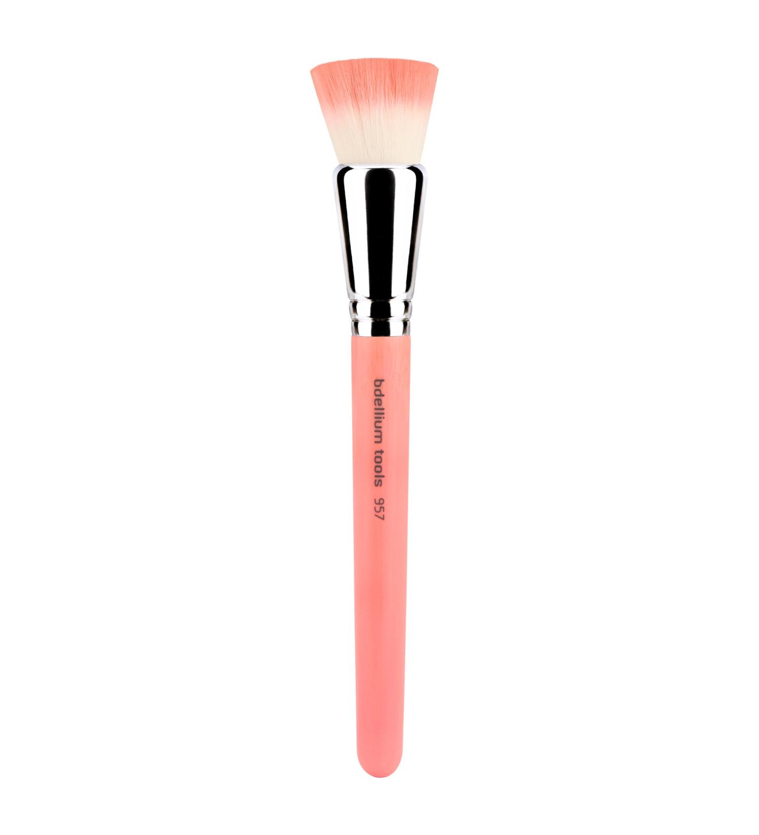 Bdellium Tools Professional Makeup Brush Pink Bambu Series - 957 Precision Kabuki