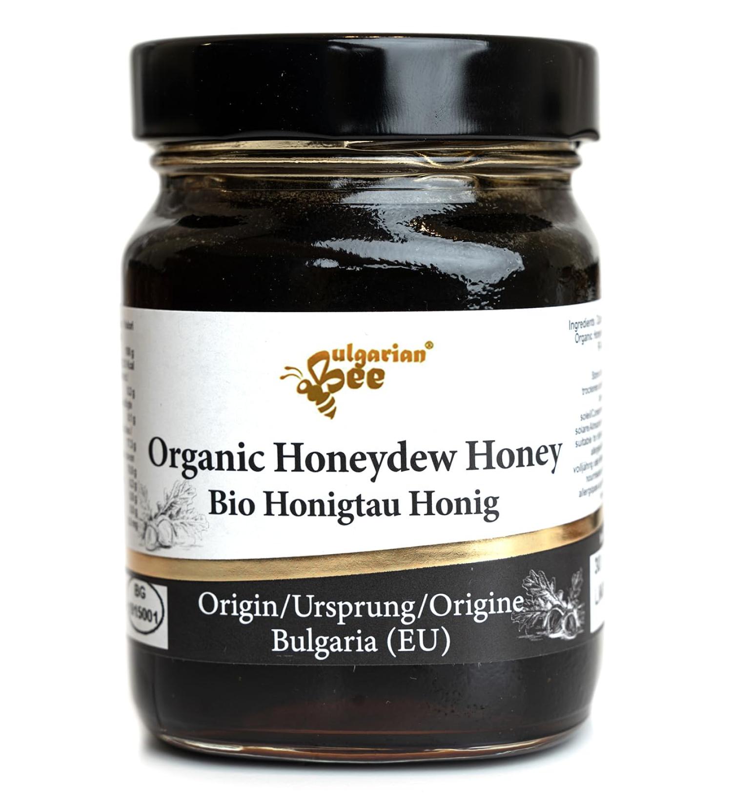 Organic Raw Black Forest Bee Honey - 450g Oak Forest Honeydew from Aphids - Buy Online on SooperMarket.com