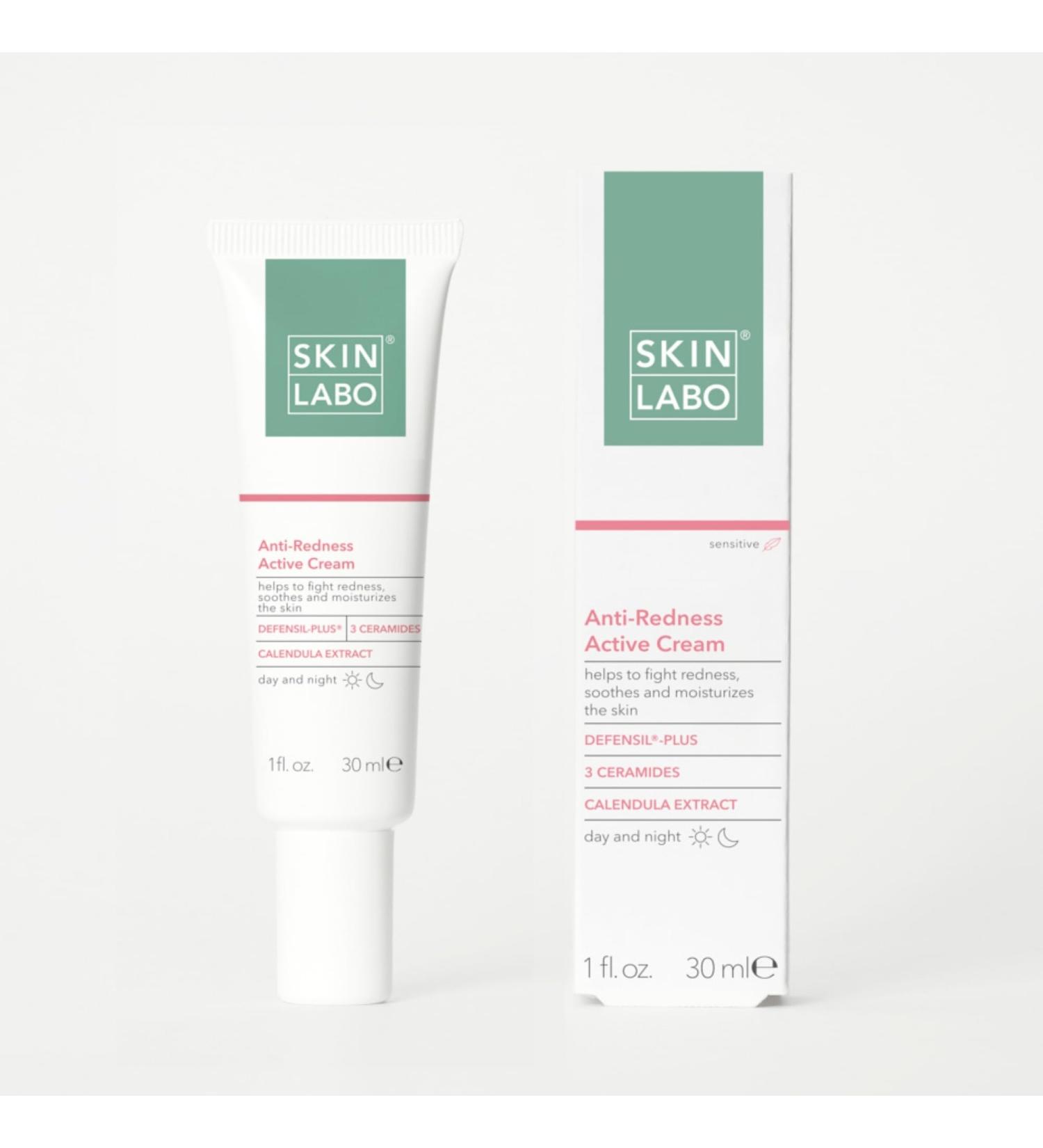 SKIN LABO Active Anti-Redness Cream Soothing Moisturizing with Defensil-Plus & Calendula Extract - 30ml - Buy Online on SooperMarket.com