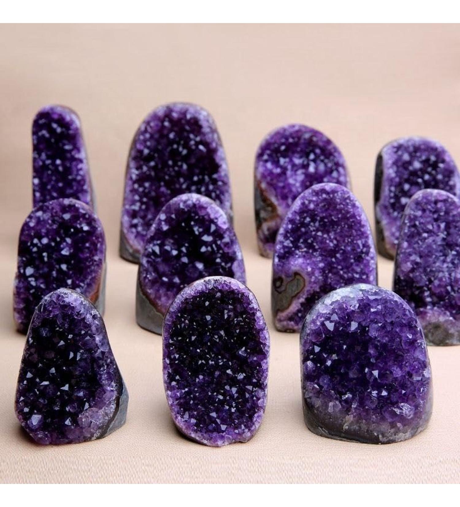 Pakmez Wholesale Natural Stones Quartz Crystal Clusters Amethyst geode for feng Shui 1pc (Color : 1300g-1500g) - Buy Online on SooperMarket.com