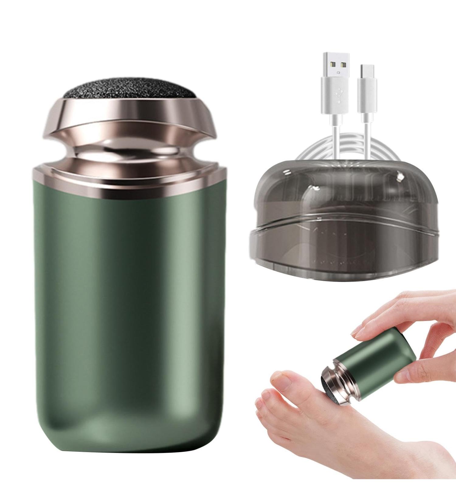 Foot Scrubber Electric - Electric Callus Remover Foot Sander Washable Foot Callus Remover Tool Rechargeable Feet Pedicure Tools for Men Women Dead Cracked Hard Skin Green - Buy Online on SooperMarket.com