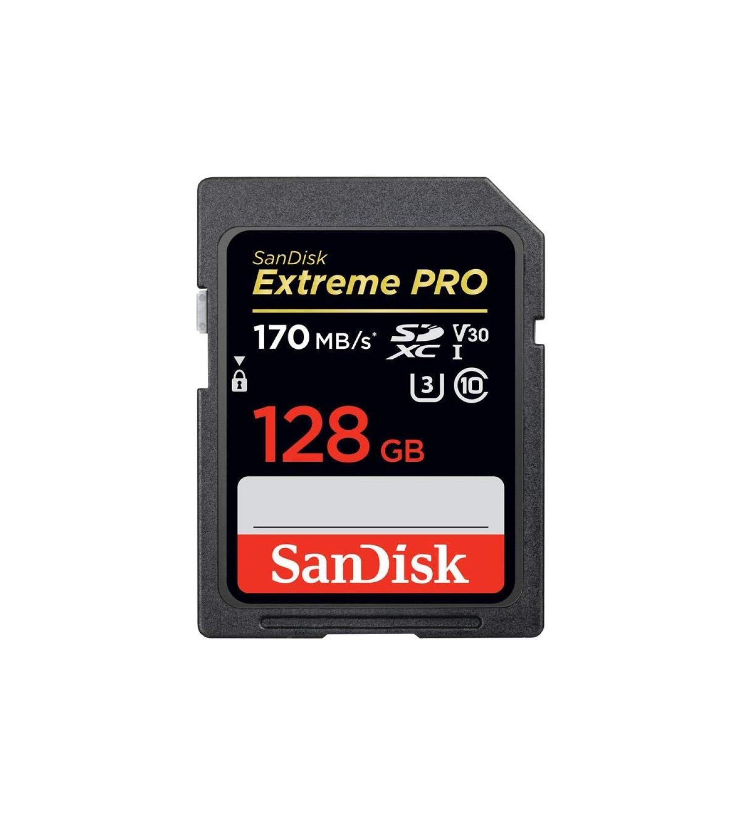 SanDisk 128GB Extreme PRO UHS-I SDXC Memory Card - SDSDXXY-128G-ANCIN - Buy Online on SooperMarket.com
