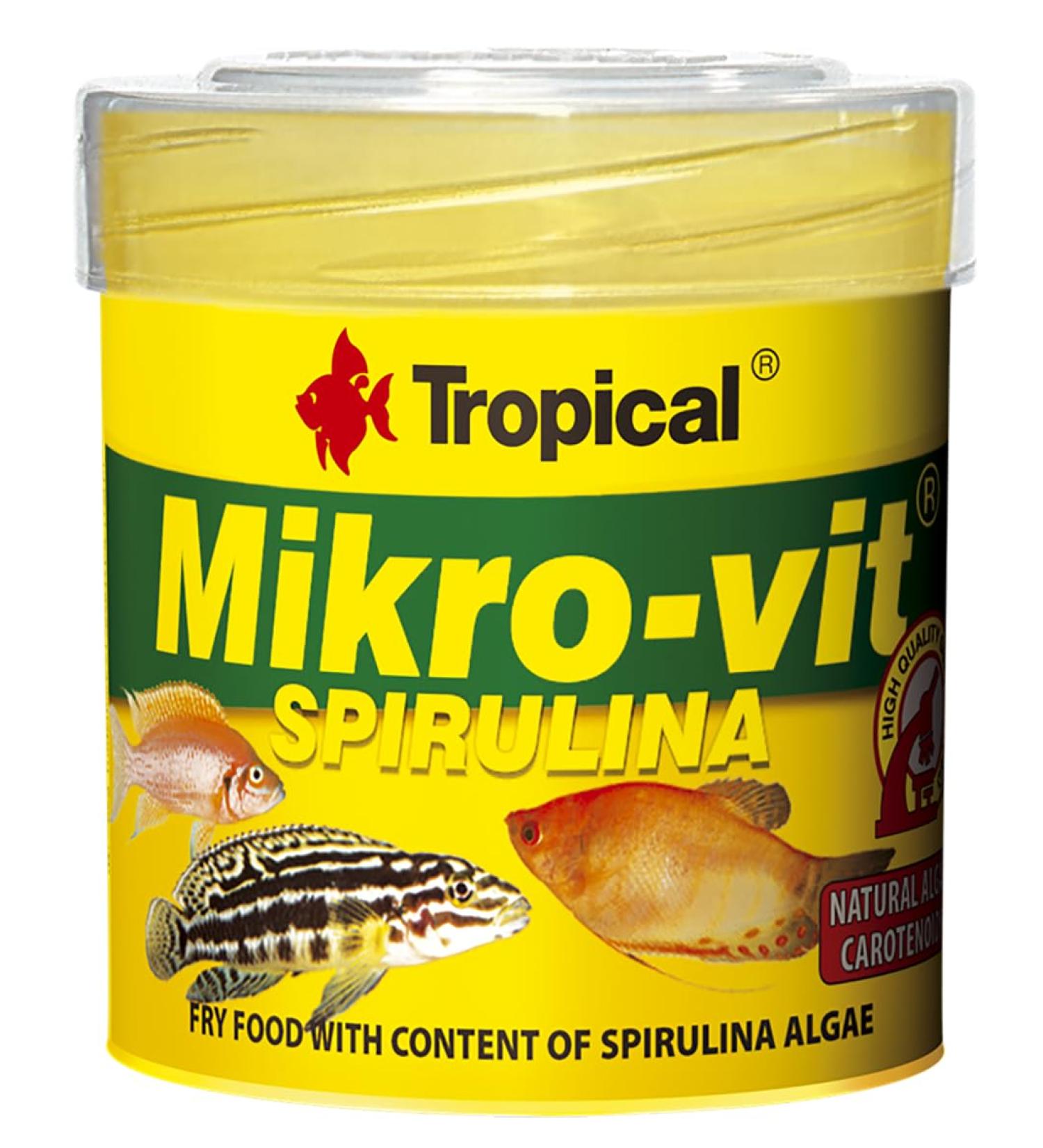 Tropical Mikrovit Spirulina Fry Food - 32g