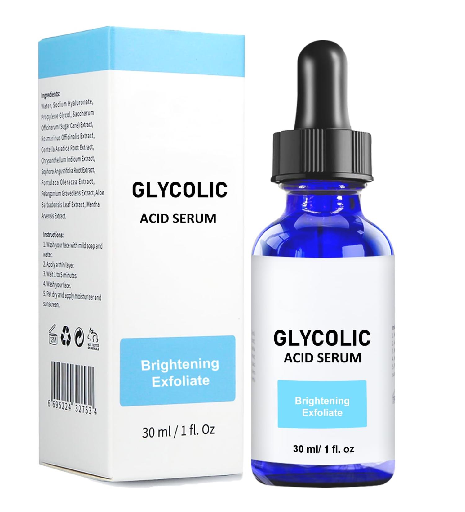 Trendyfave Glycolic Acid Serum Glycolic Acid Face Serum With Natural Plant Extract Face Care Serum Reduce Blemishes And Acne Exfoliate Glycolic Acid Toner Serum Korean Skincare 30ml - Buy Online on SooperMarket.com