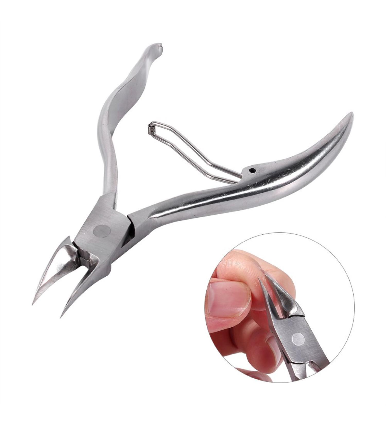 Toenail Clippers Trimmer Thick Toenails Nipper Professional Stainless Steel Cuticle Trimmer Scissors Toenails Nail Clippers for Thick or Ingrown - Buy Online on SooperMarket.com