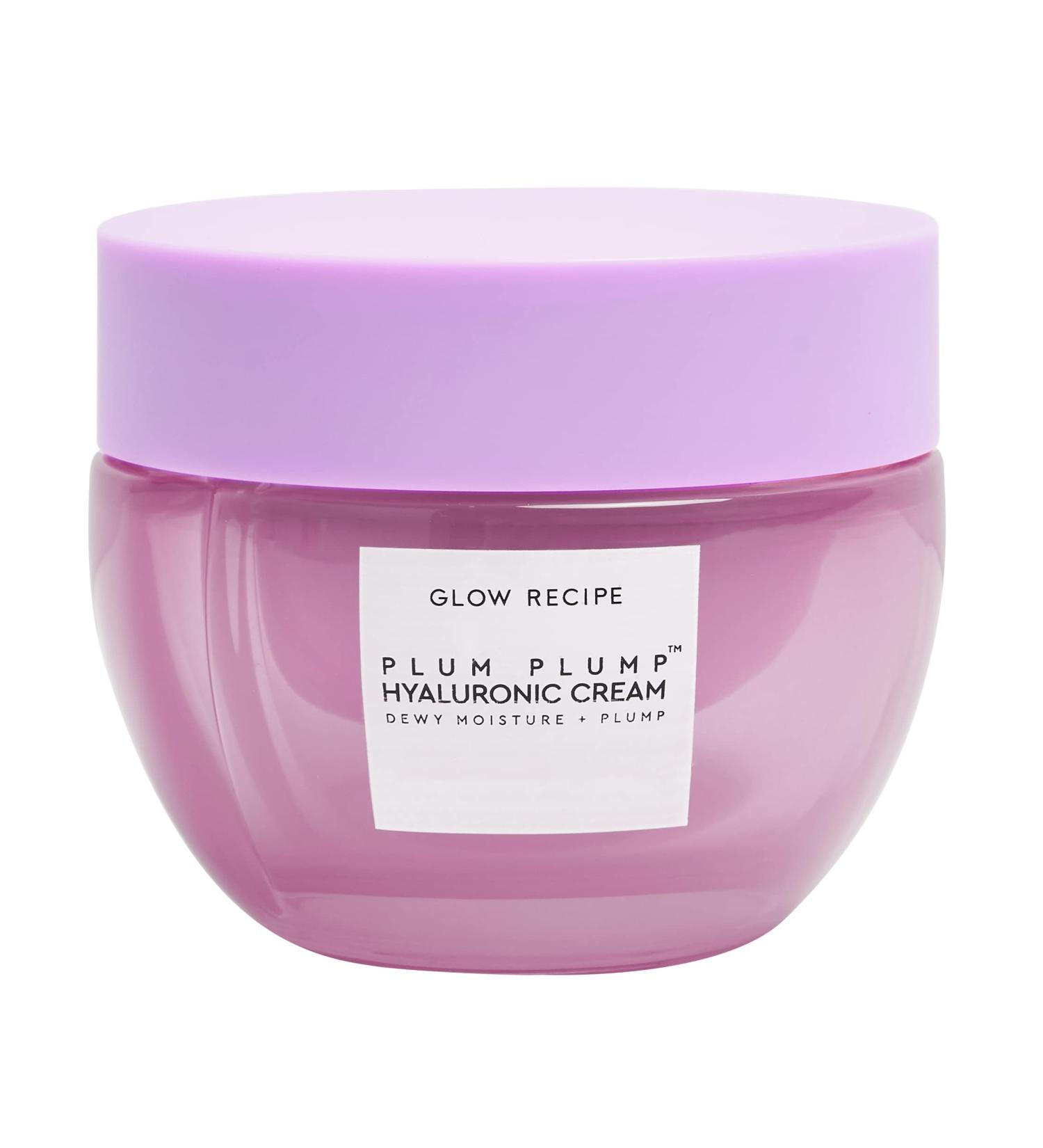 Glow Recipe Plum Plump Hyaluronic Acid Face Cream - Hydrating Moisturizer with Polyglutamic Acid & Ice Willowherb - 50ml - Buy Online on SooperMarket.com