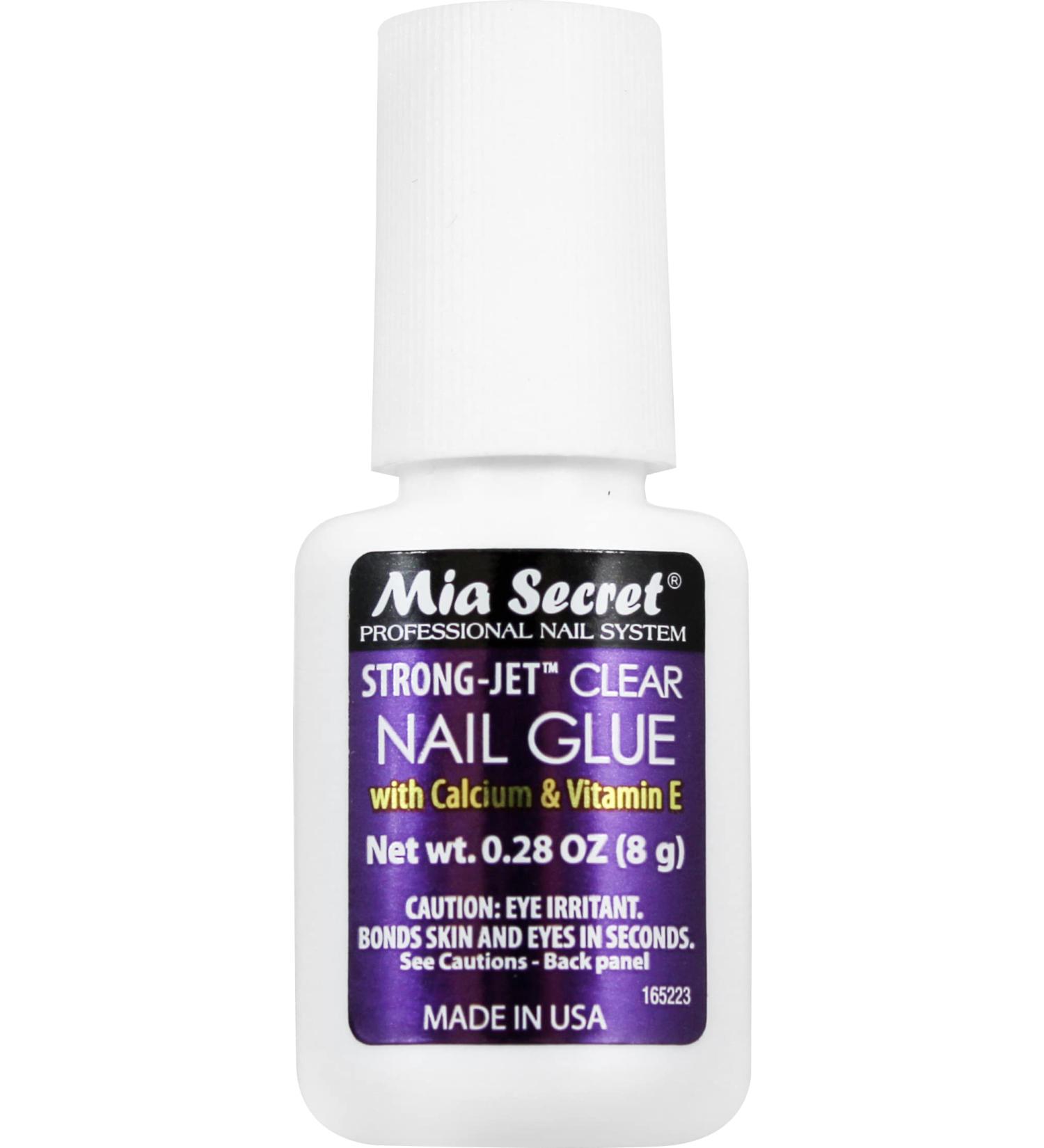 Mia Secret Strong-Jet Clear Nail Glue Brush-On Glue 8g (340)