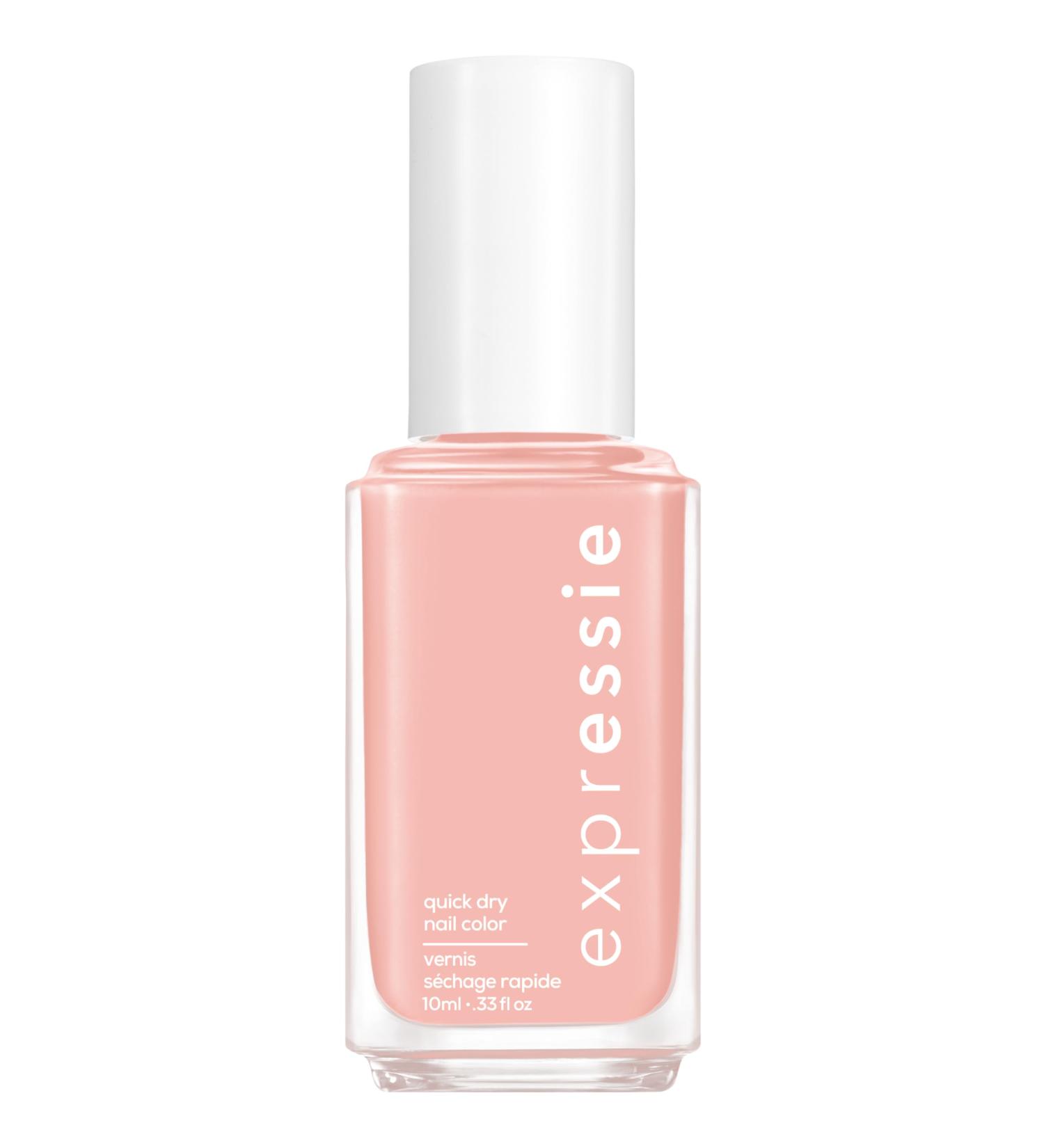 Essie Expressie Quick-Dry Nail Polish - 8-Free Vegan Soft Pink Beige | Crop Top & Roll 0.33 fl oz - International Shipping Available - Buy Online on SooperMarket.com