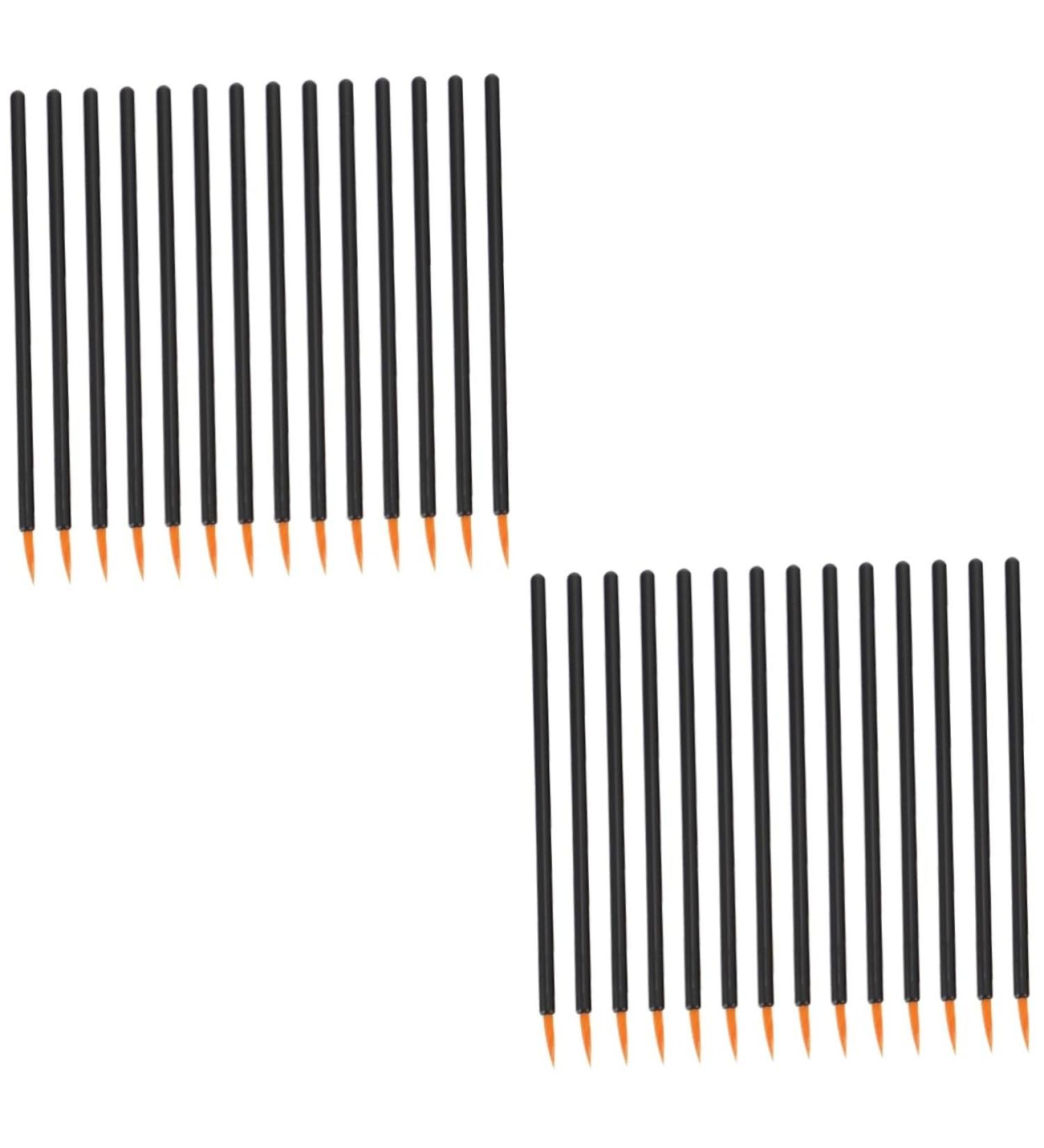 HAPINARY 200 Pcs Disposable Eyeliner Brush Eyeliner Blending Brush Cosmetic Eye Wands Gel Eyeliner Makeup Eye - Buy Online on SooperMarket.com