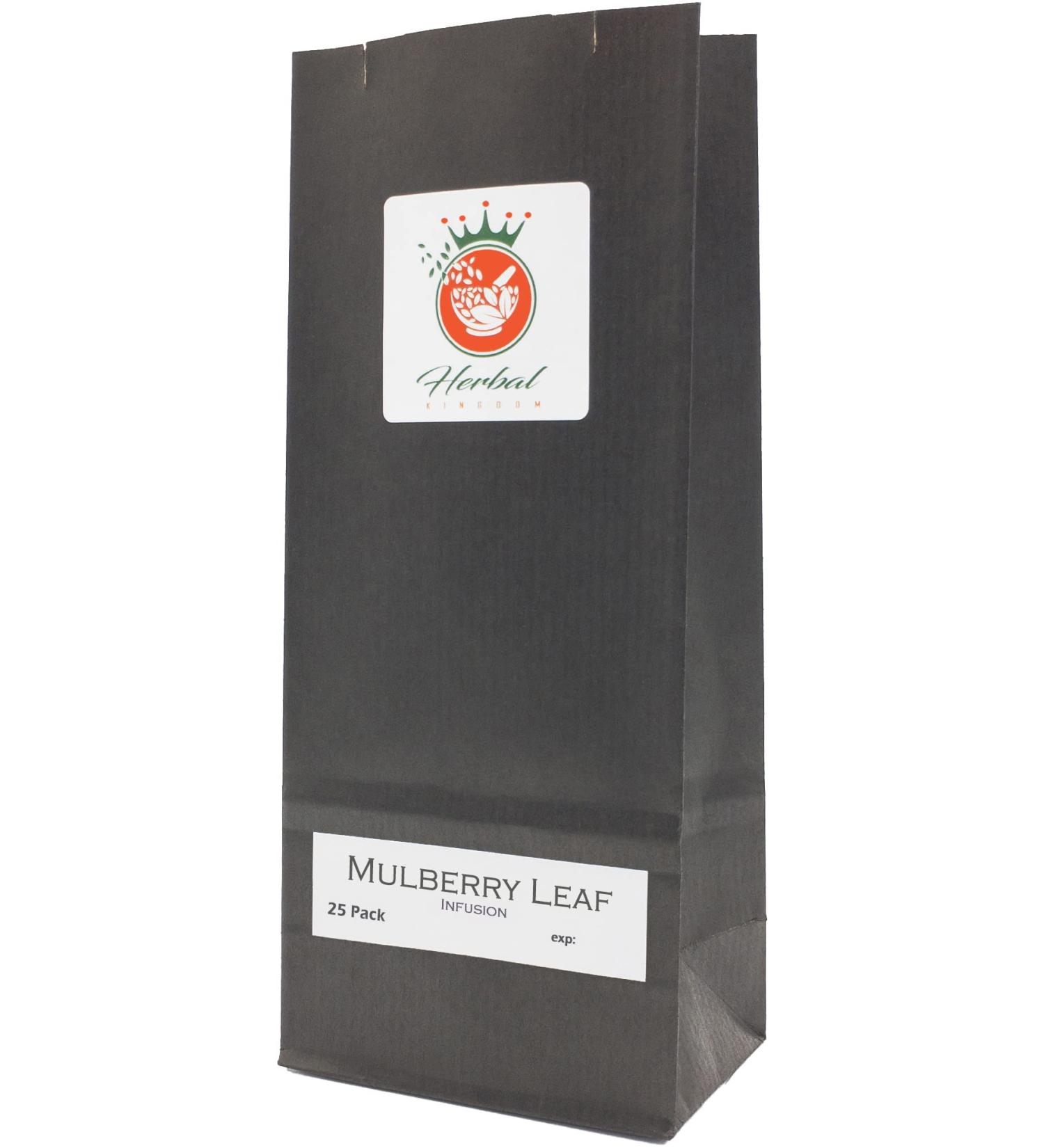 Mulberry Leaf Pure Herbal Infusion (25 Unbleached Tea Bags - 50g)