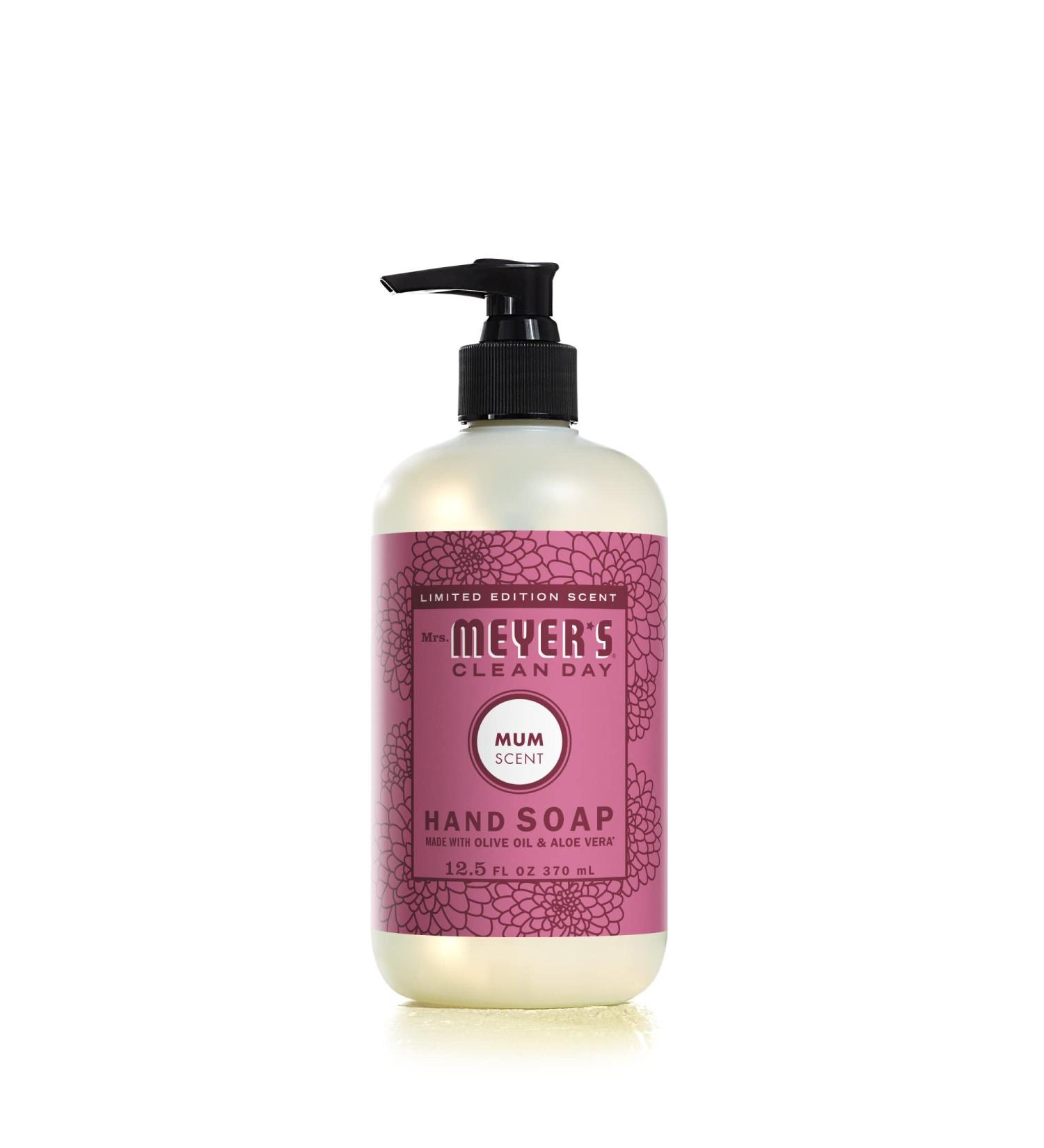 Mrs. Meyer's Clean Day Mum Liquid Hand Soap - 12.5 oz | Natural & Effective - Buy Online on SooperMarket.com