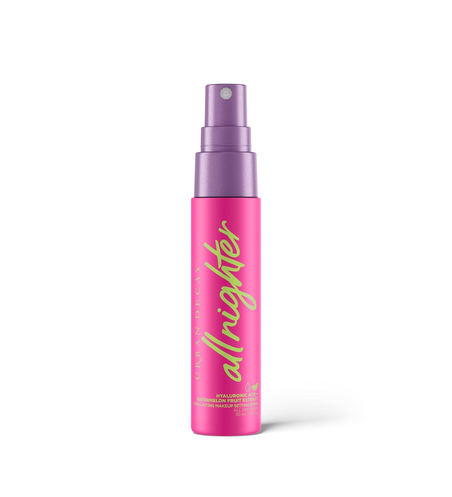 Urban Decay All Nighter Hyaluronic Acid Setting Spray - Waterproof & Long-lasting Luminous Finish Refreshing Watermelon Scent - 1 Fl Oz - Buy Online on SooperMarket.com