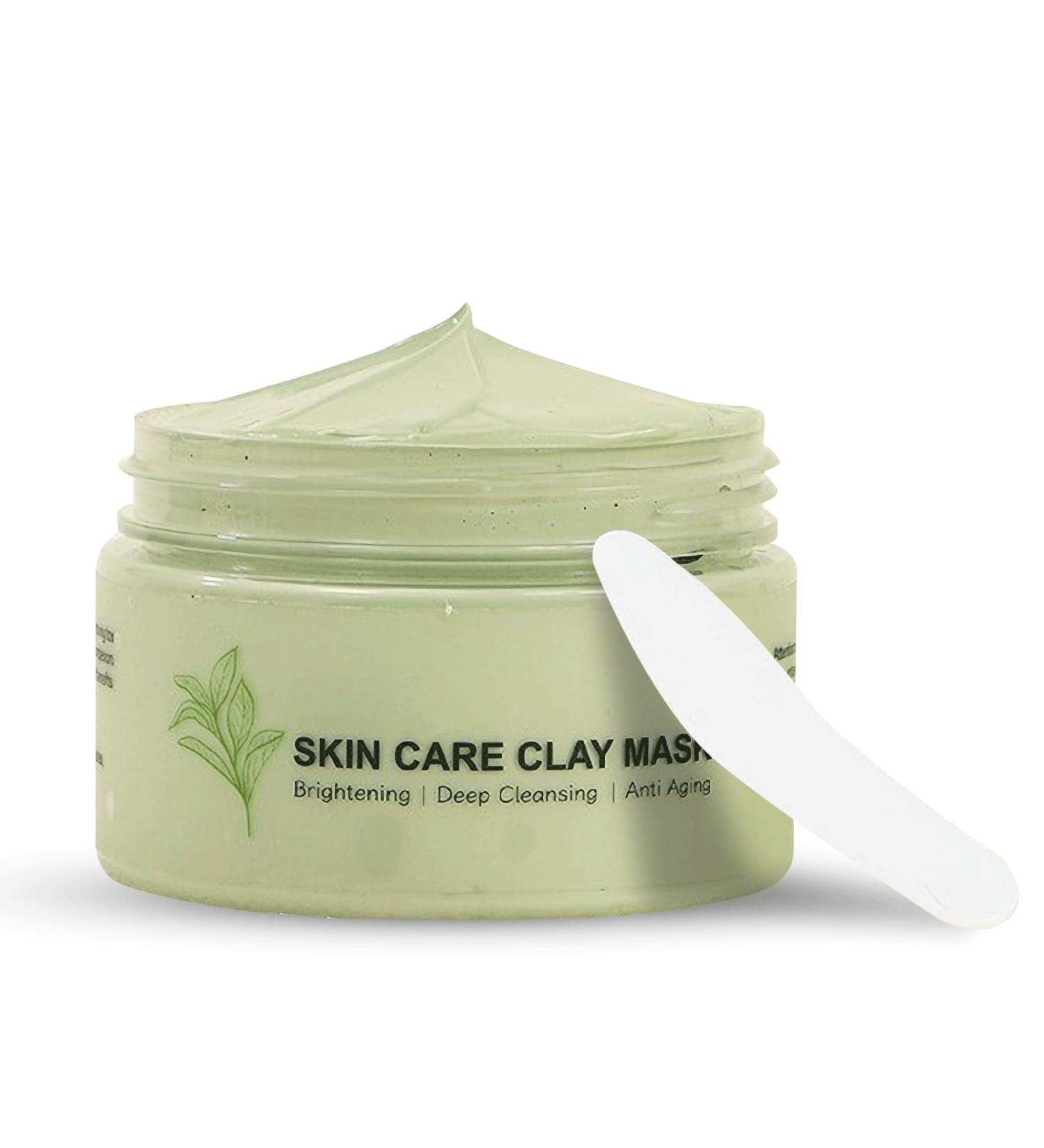 Dead Sea Mask Refining Pores Deep Cleansing Face Mask Skin Care Improve Blackheads Acne Dark Spots Even Skin Tone Face Mask Control Oil (Green Tea) - Buy Online on SooperMarket.com
