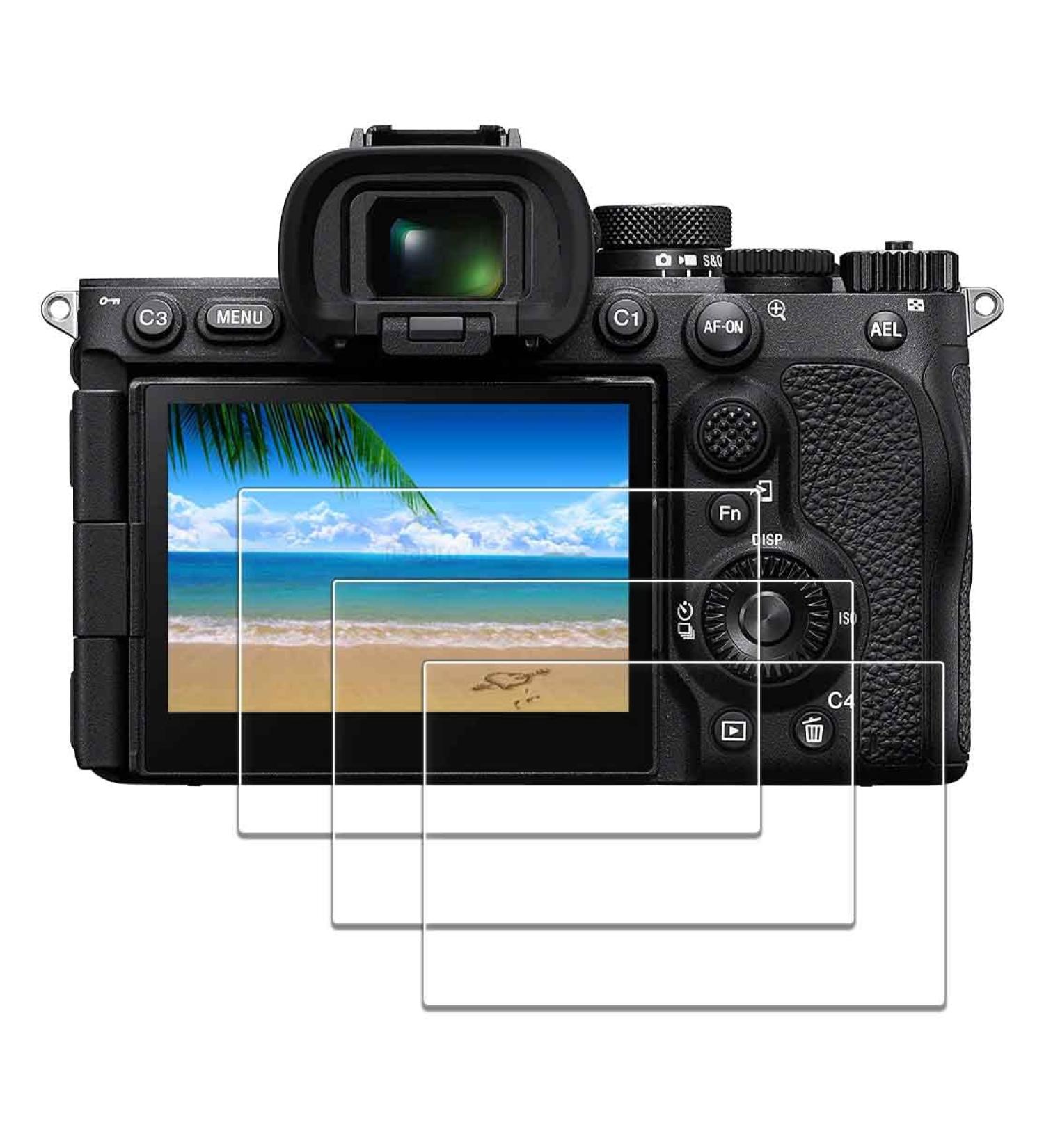 iDaPro Sony Alpha A7R V Screen Protector - 3 Pack Tempered Glass, Easy Installation - Buy Online on SooperMarket.com