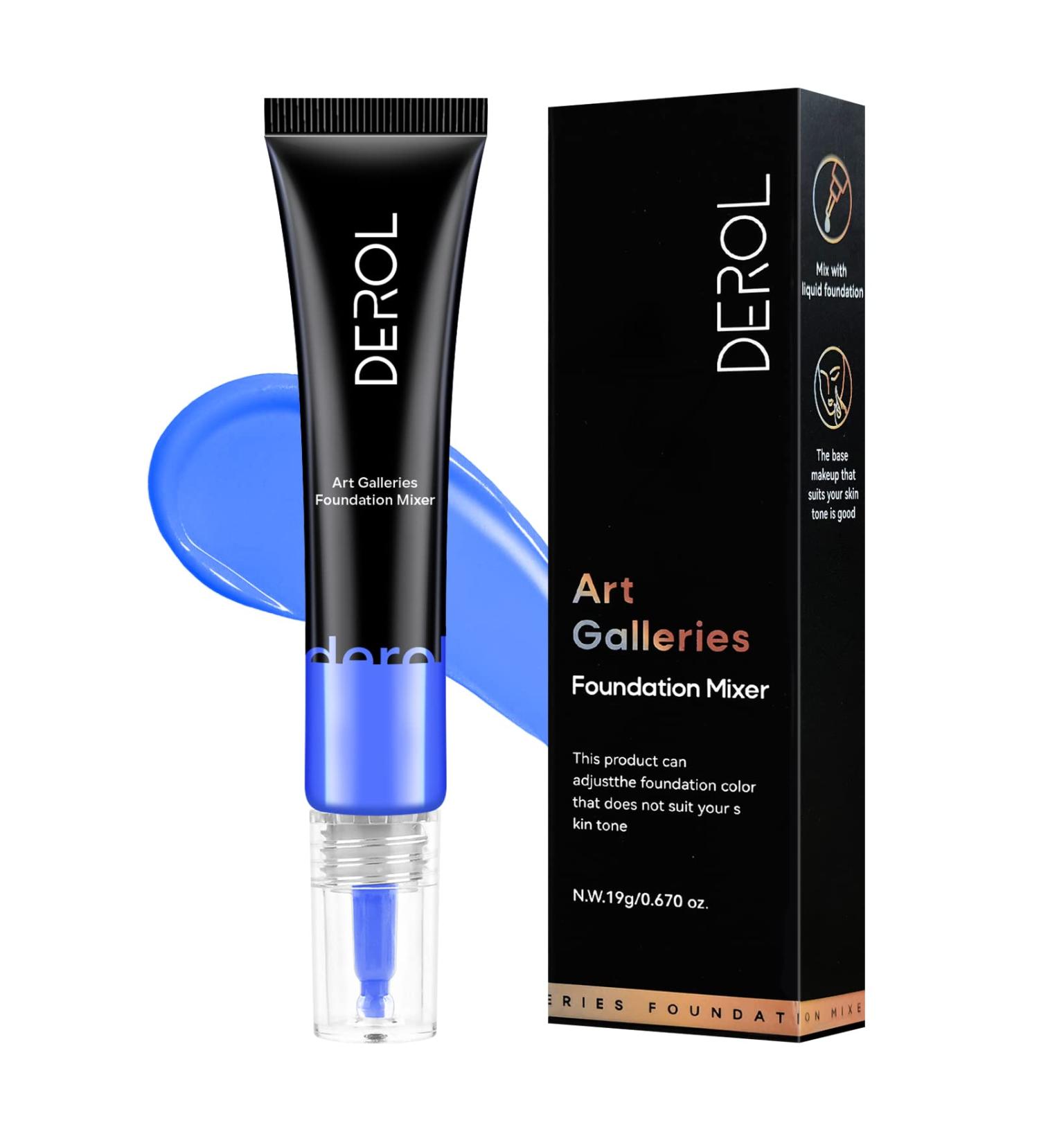 FREEORR Blue Foundation Mixing Pigment - Shade Adjuster & Color Corrector 0.67oz - Easy to Blend, Delicate & Smooth - Buy Online on SooperMarket.com