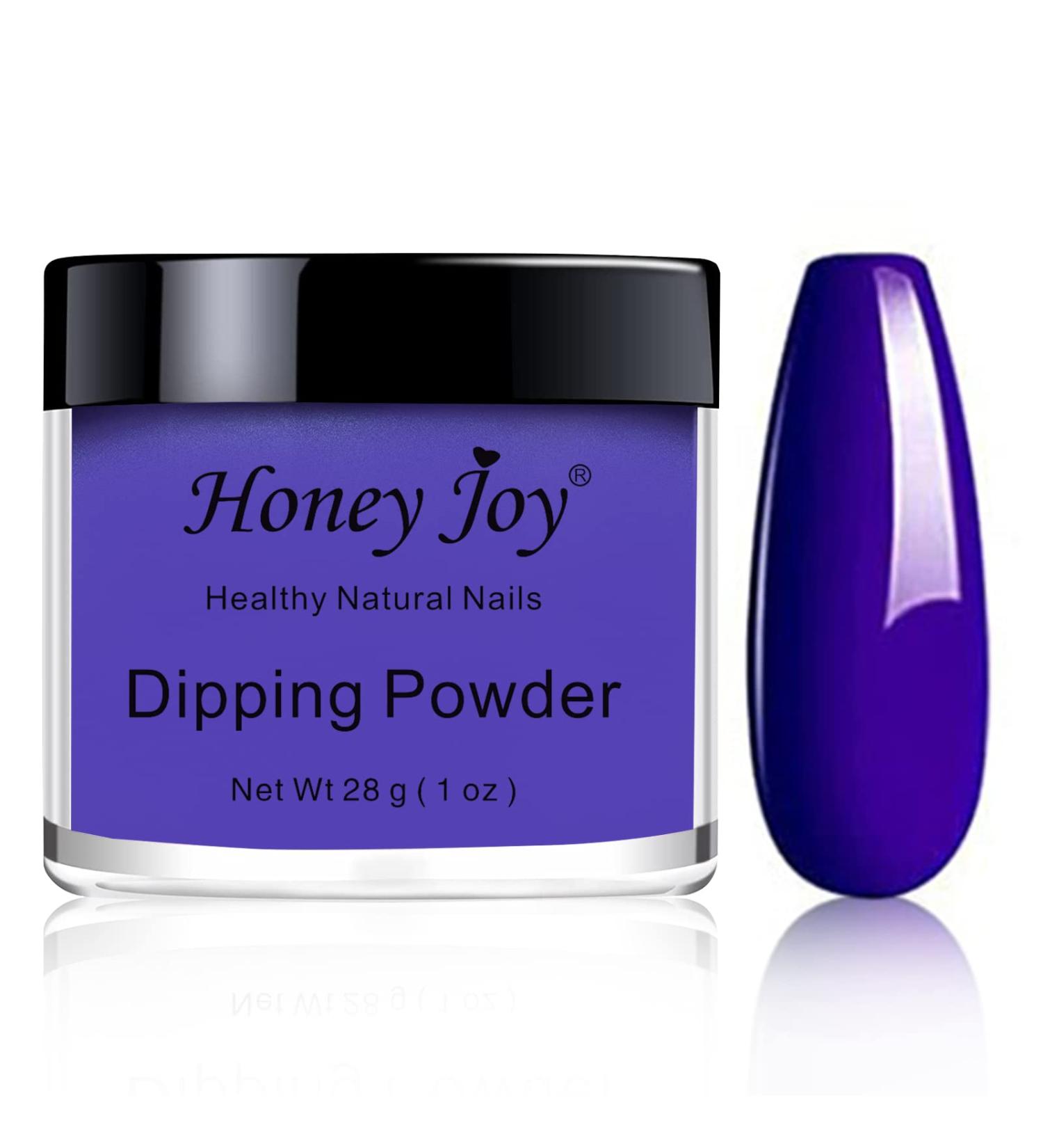 Dark Purple Nail Dip Powder - 28g/Box, No Lamp Cure, Natural Dry, Summer Gel Color (No.30) - Buy Online on SooperMarket.com
