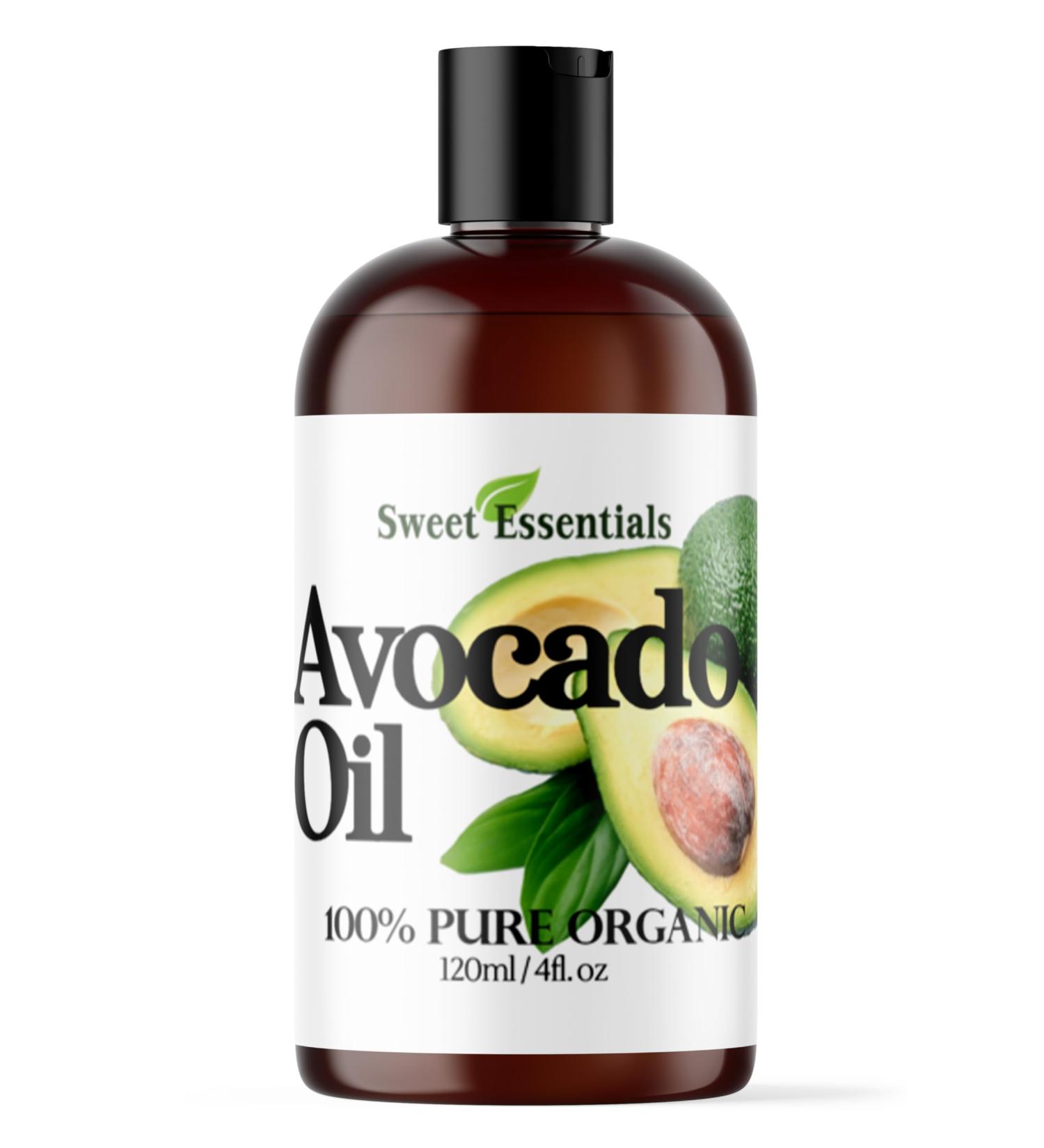 Organic Cold-Pressed Avocado Oil - 4oz | 100% Pure NON-GMO Imported - Premium Quality Cooking Oil - Buy Online on SooperMarket.com