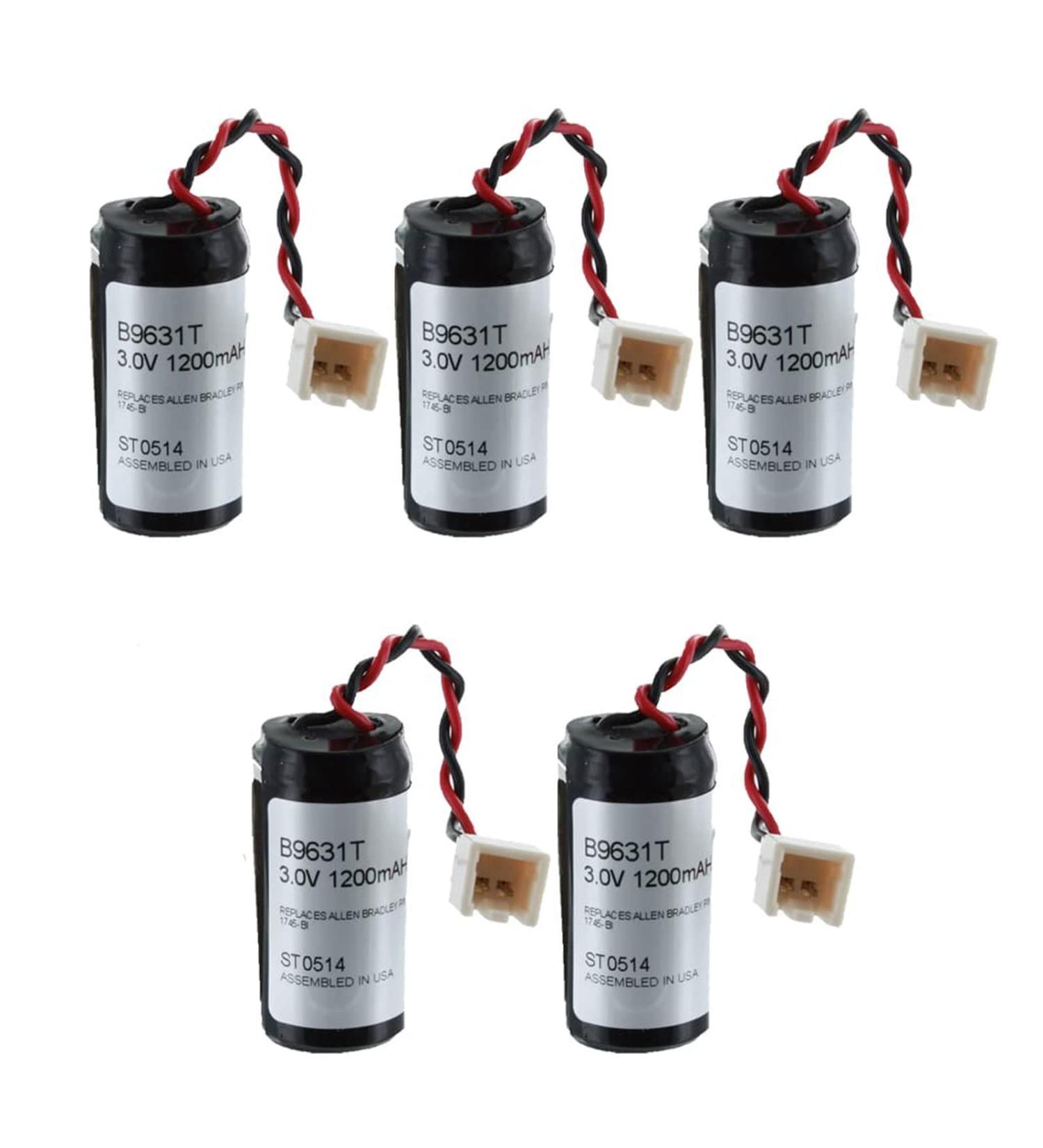 Buy 5-Pack PLC 3V Backup Battery 1745-B1 for SLC-100 SLC-150 & More | International Shipping Available - Buy Online on SooperMarket.com