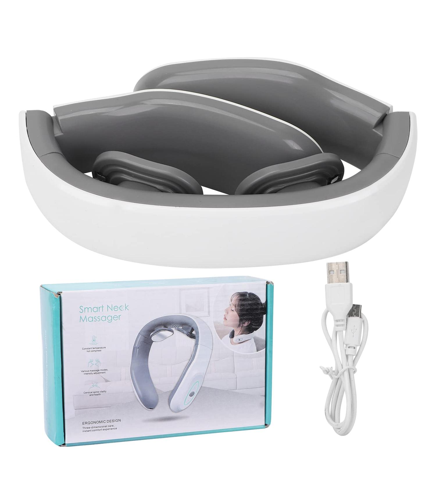 Buy Electric Neck Massage Device - USB 4D Cervical Massager with 6 Modes & 9 Strength Levels for Ultimate Relief - Buy Online on SooperMarket.com