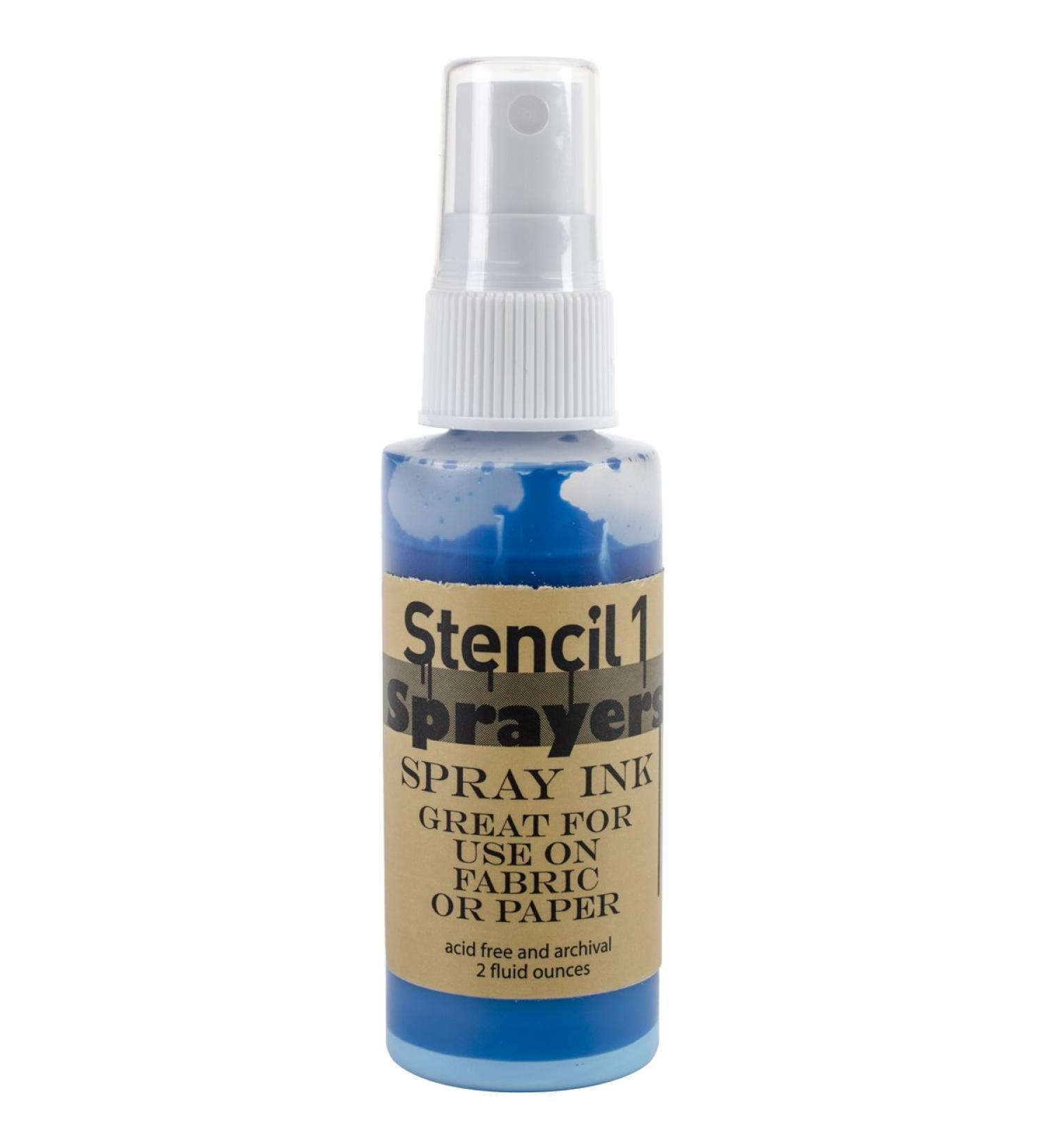Stencil1 SP-DG-TURQU Sprayers Day-Glow Colors 2oz-Turquoise