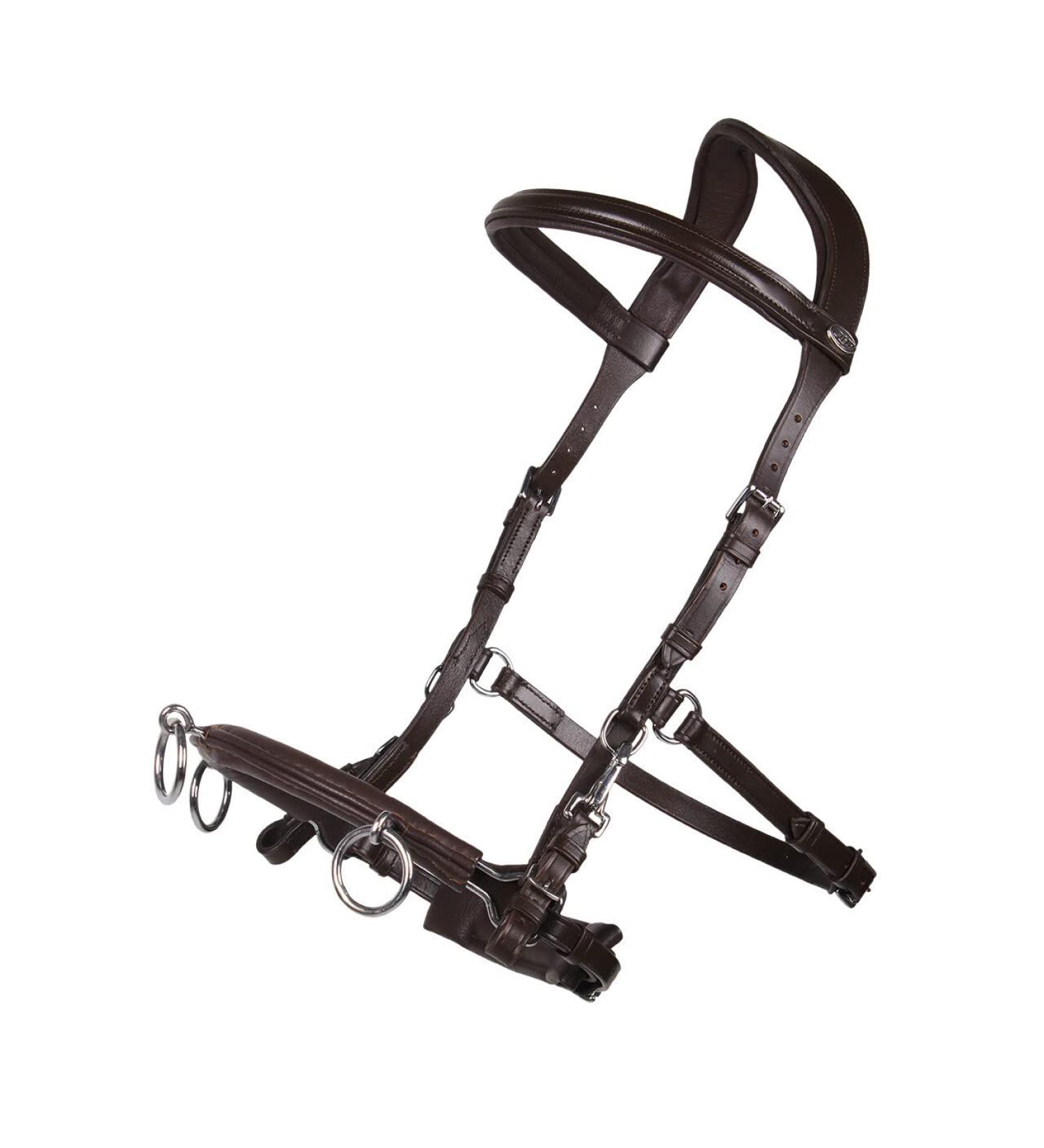 QHP Cavesson Leather in Brown - Size WB | Premium Quality for International Shipping - Buy Online on SooperMarket.com