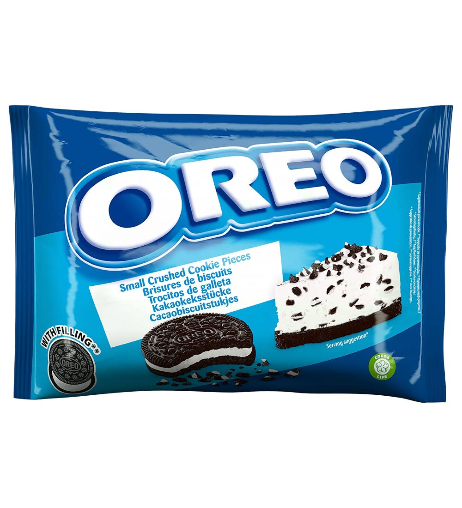Oreo Cookies & Cream Crushed Biscuit Crumb (Oreo Crumb (With Vanilla Filling) 12x400g) Oreo Crumb (With Vanilla Filling) 12x400g